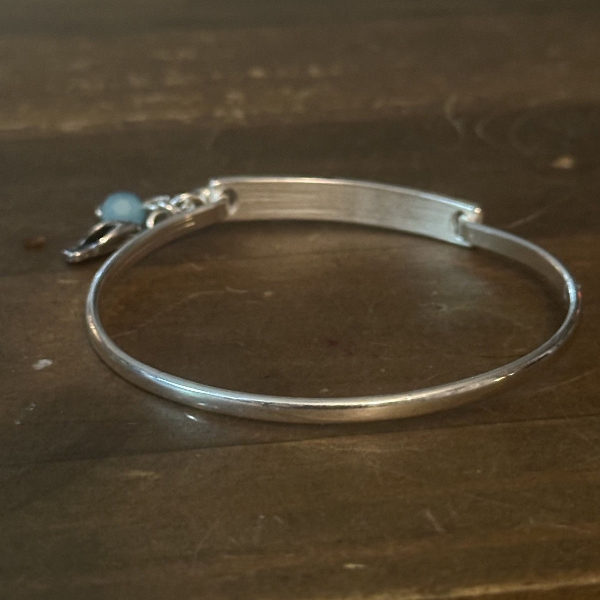 Other Silver tone beach girl charm bangle bracelet Size ONE SIZE - 6 Thumbnail