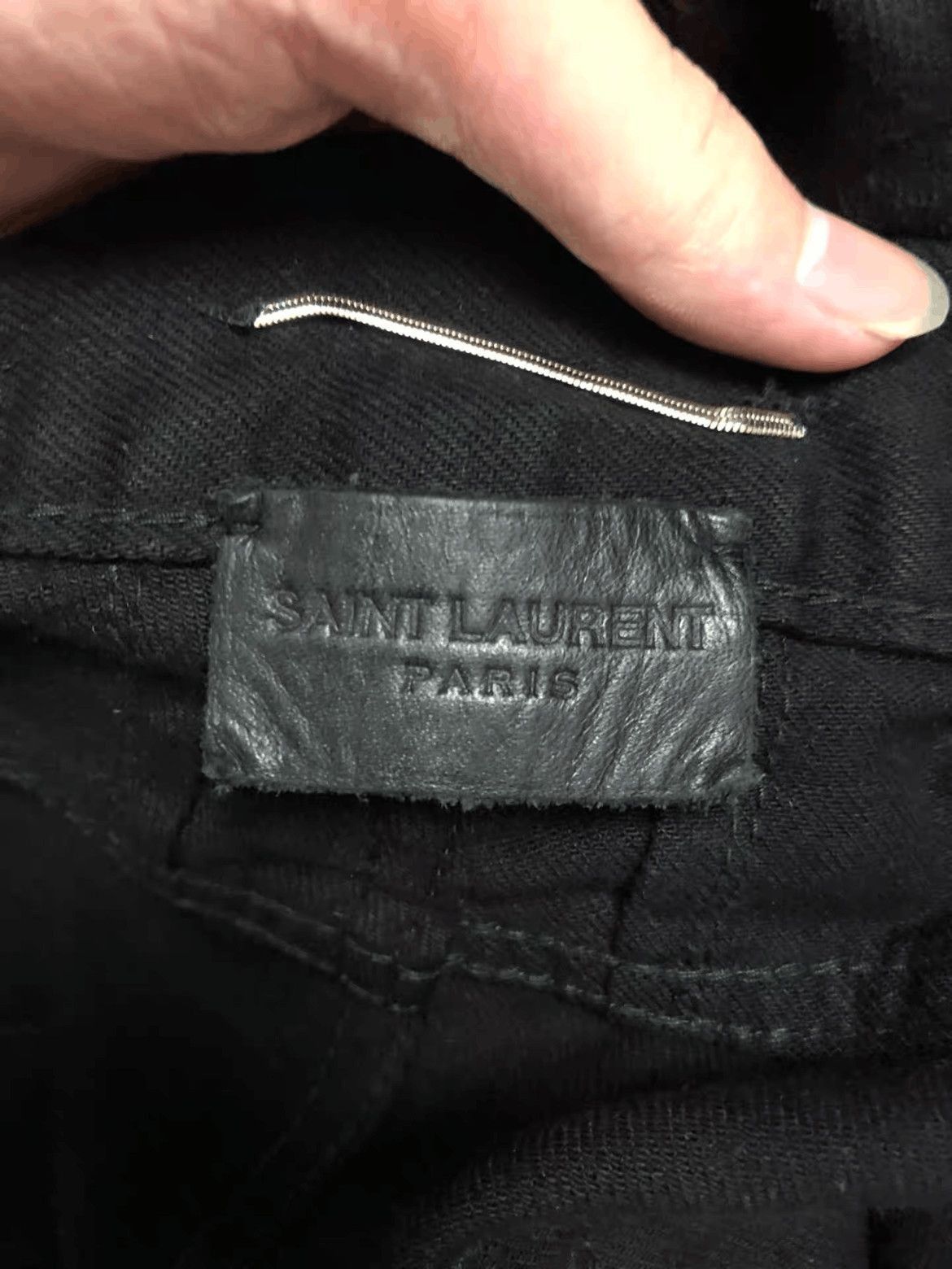 Saint Laurent Paris Saint Laurent Paris by Hedi 16SS Distressed Denim-2508 Size US 29 - 4 Thumbnail