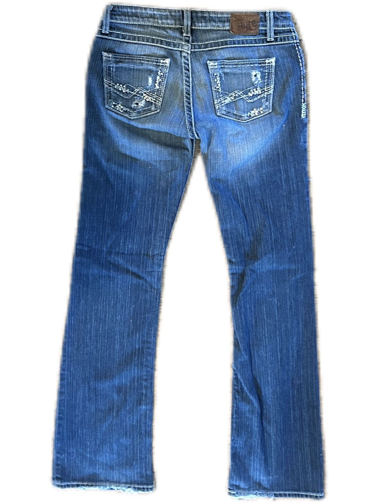 Vintage Vintage BKE Distressed Flares Size 27" / US 4 / IT 40 - 2 Thumbnail