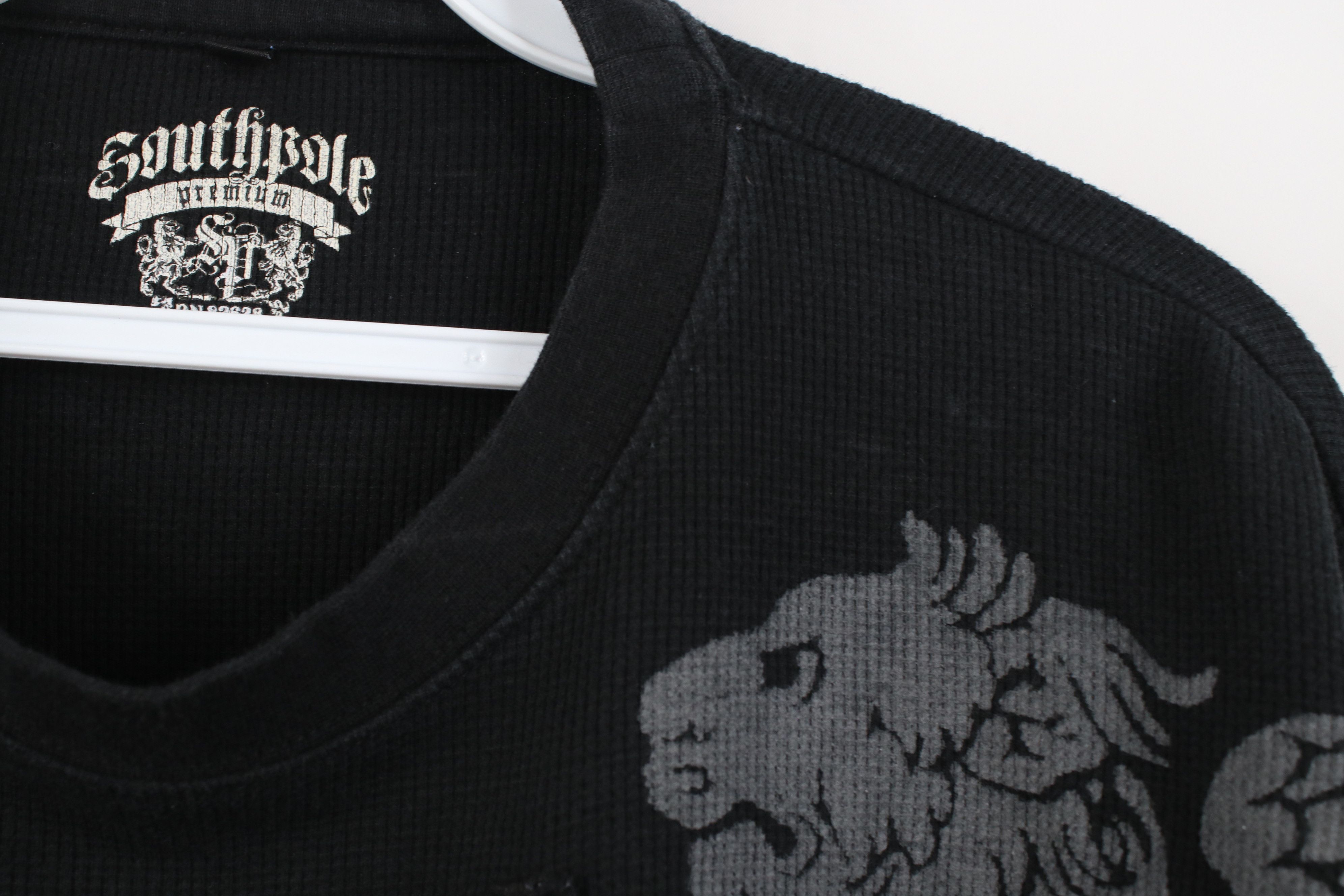 Southpole Vintage Y2K Southpole Lions Tribal UFC MMA Thermal T-Shirt Size US XXL / EU 58 / 5 - 5 Thumbnail