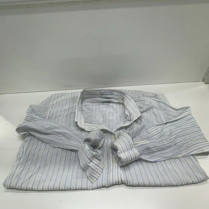 Balenciaga Balenciaga Balenciaga Casual Striped Long Sleeve Shirt -25 Size US S / EU 44-46 / 1 - 6 Thumbnail