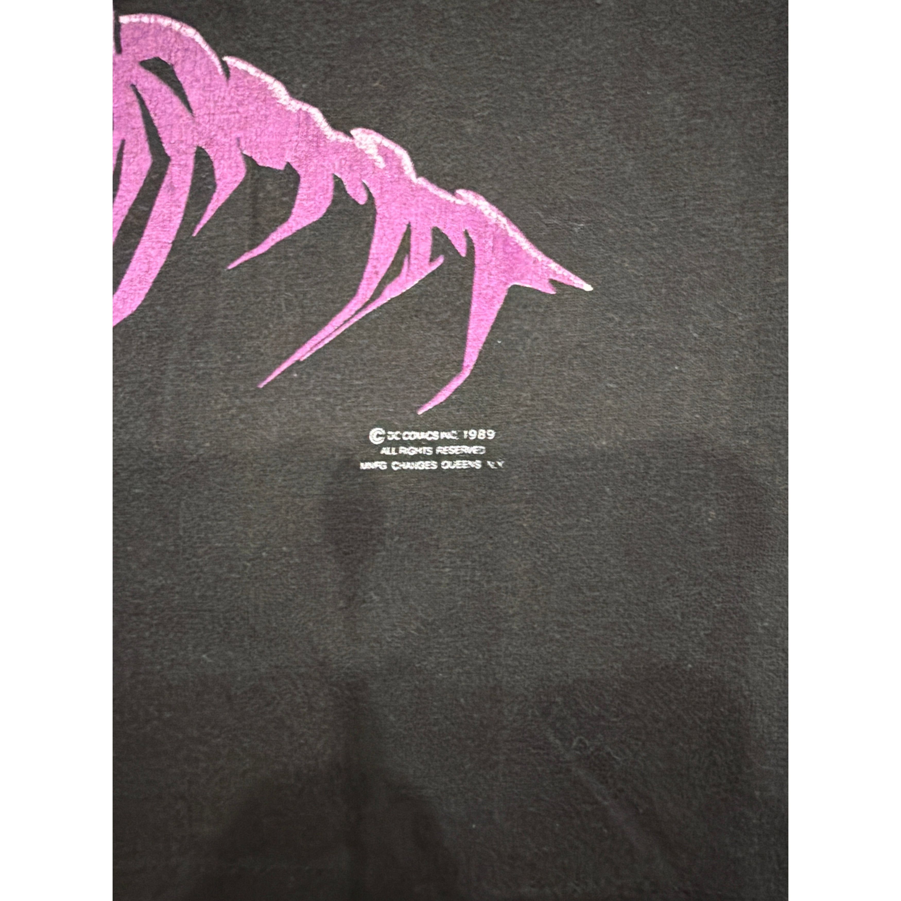 Other 1989 Batman Cowell Big Face Purple Blue Black Medium T-Shirt Size US M / EU 48-50 / 2 - 5 Thumbnail