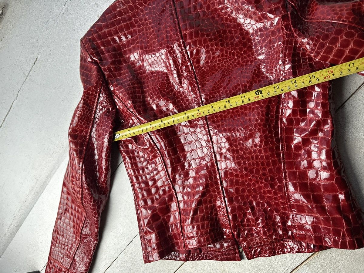Other SEXY 18+🚨Y2K TYPE DIRTY SLIM FIT ZIP LEATHER JACKET Size S / US 4 / IT 40 - 20 Thumbnail