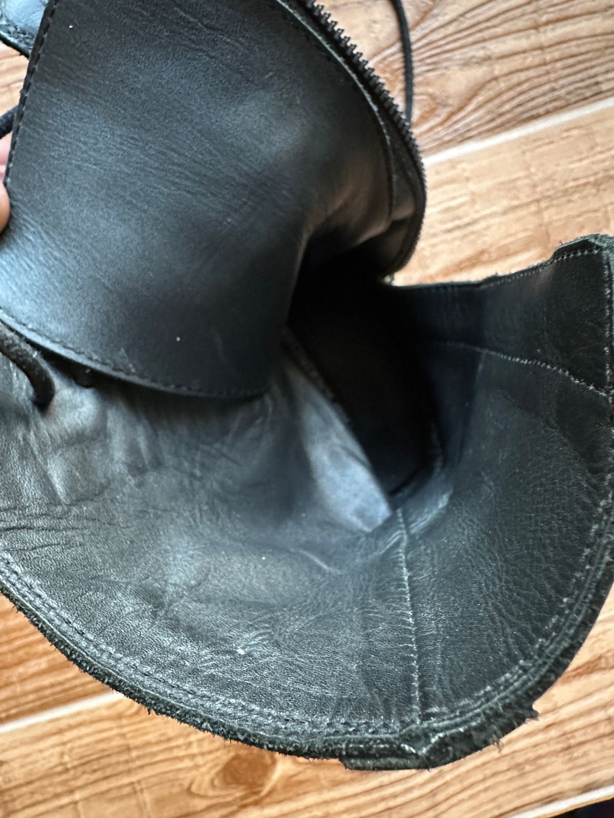 Ann Demeulemeester Ann Demeulemeester Lace Up Combat Leather Boots Size US 5 / IT 35 - 12 Thumbnail