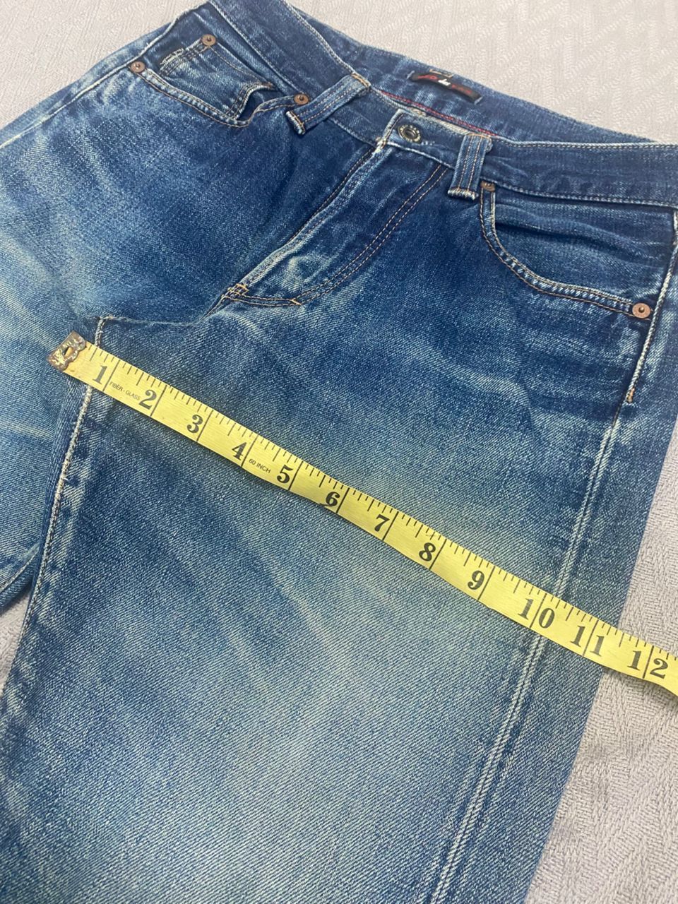 If Six Was Nine Vintage Paul Smith Red Ear Selvegde Distressed Denim Size US 28 / EU 44 - 5 Thumbnail