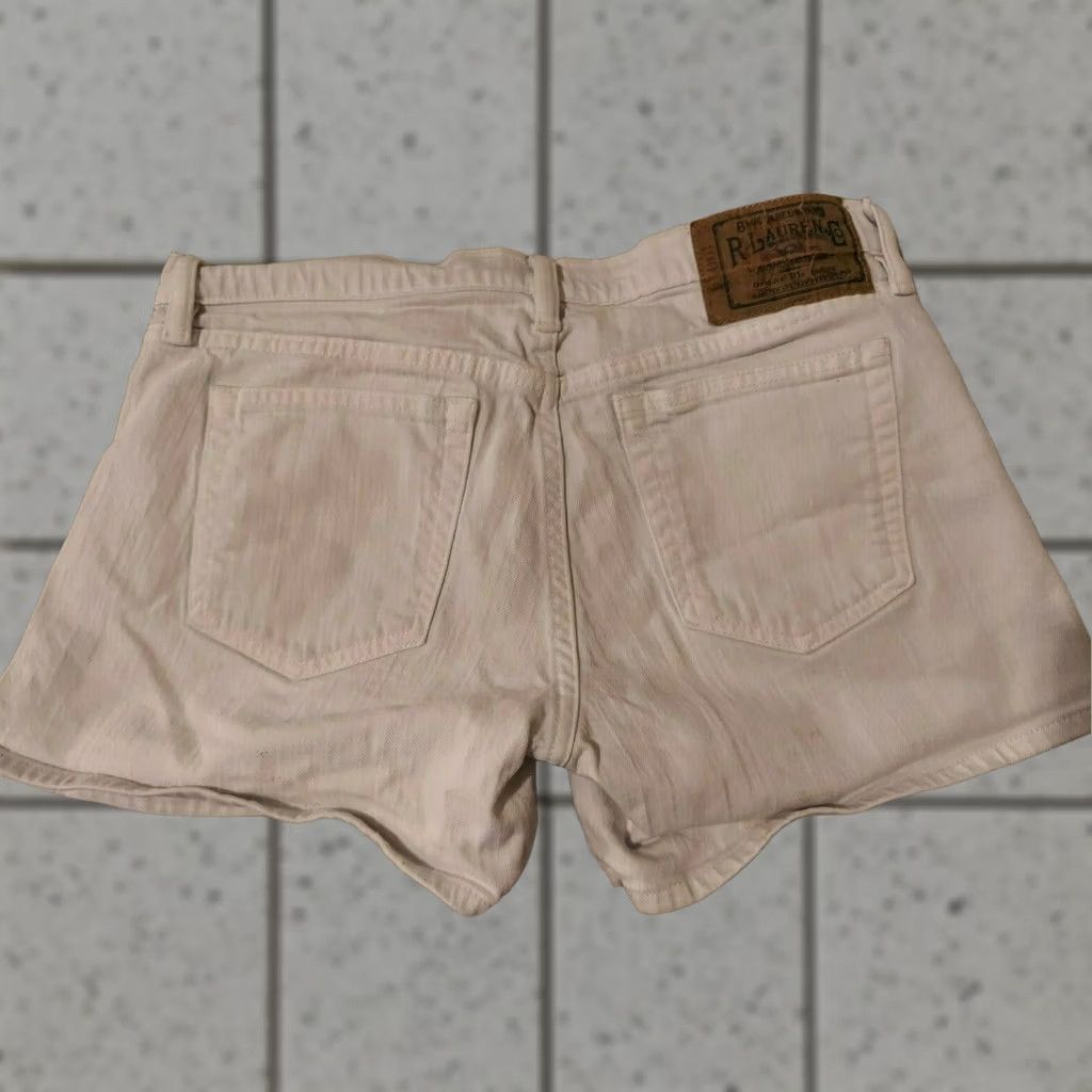 Polo Ralph Lauren Polo Ralph Lauren White Denim Shorts Womens 29 Size 29" - 1 Thumbnail