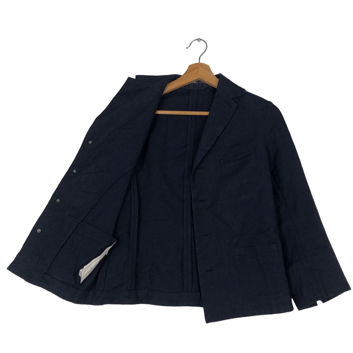 45rpm 🔥Vintage Indigo Cropped Chore Jacket 45RPM Japan Made Size US M / EU 48-50 / 2 - 11 Thumbnail