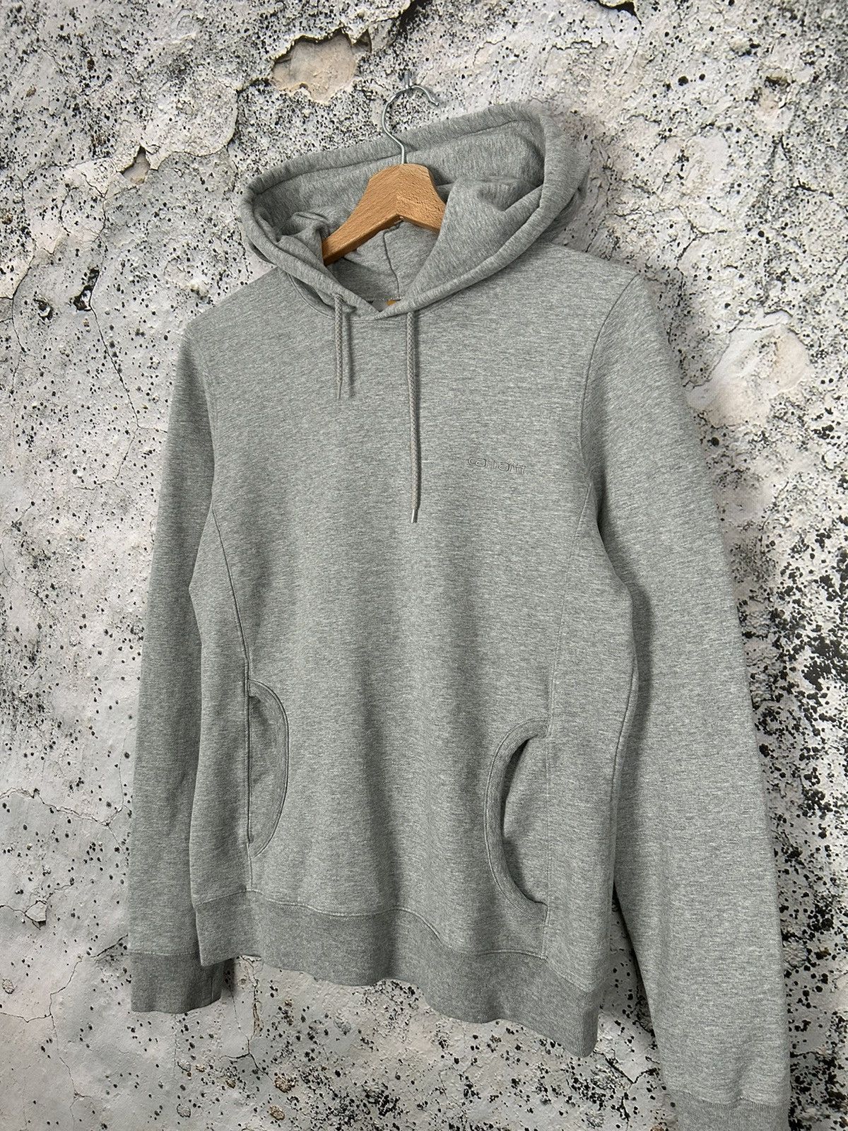 Carhartt Carhartt WIP Hoodie Grey Streetwear Workwear Hype Size L / US 10 / IT 46 - 2 Thumbnail