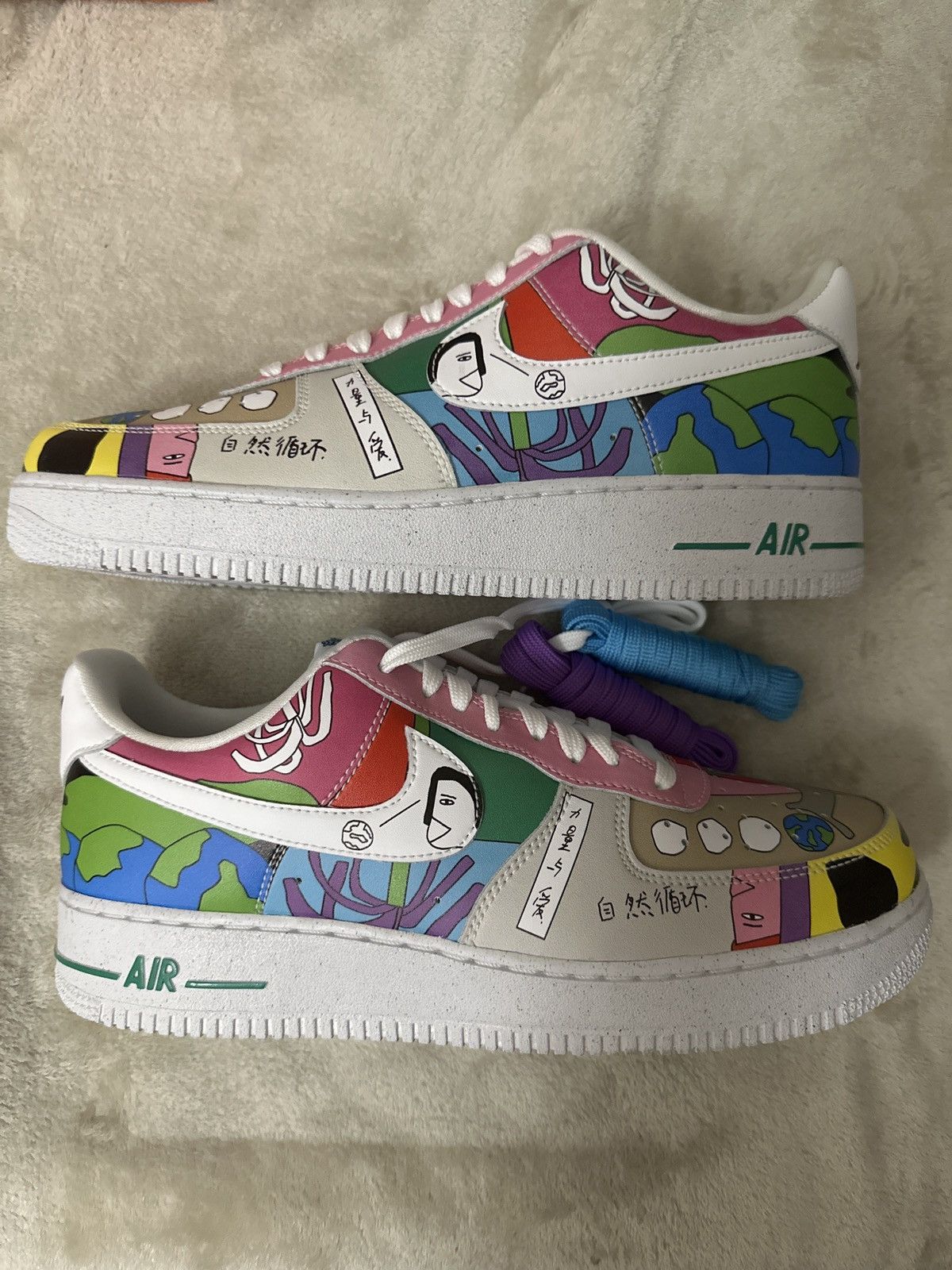 Nike Air Force Fly Leather Ruohan Wang Size 11M DS