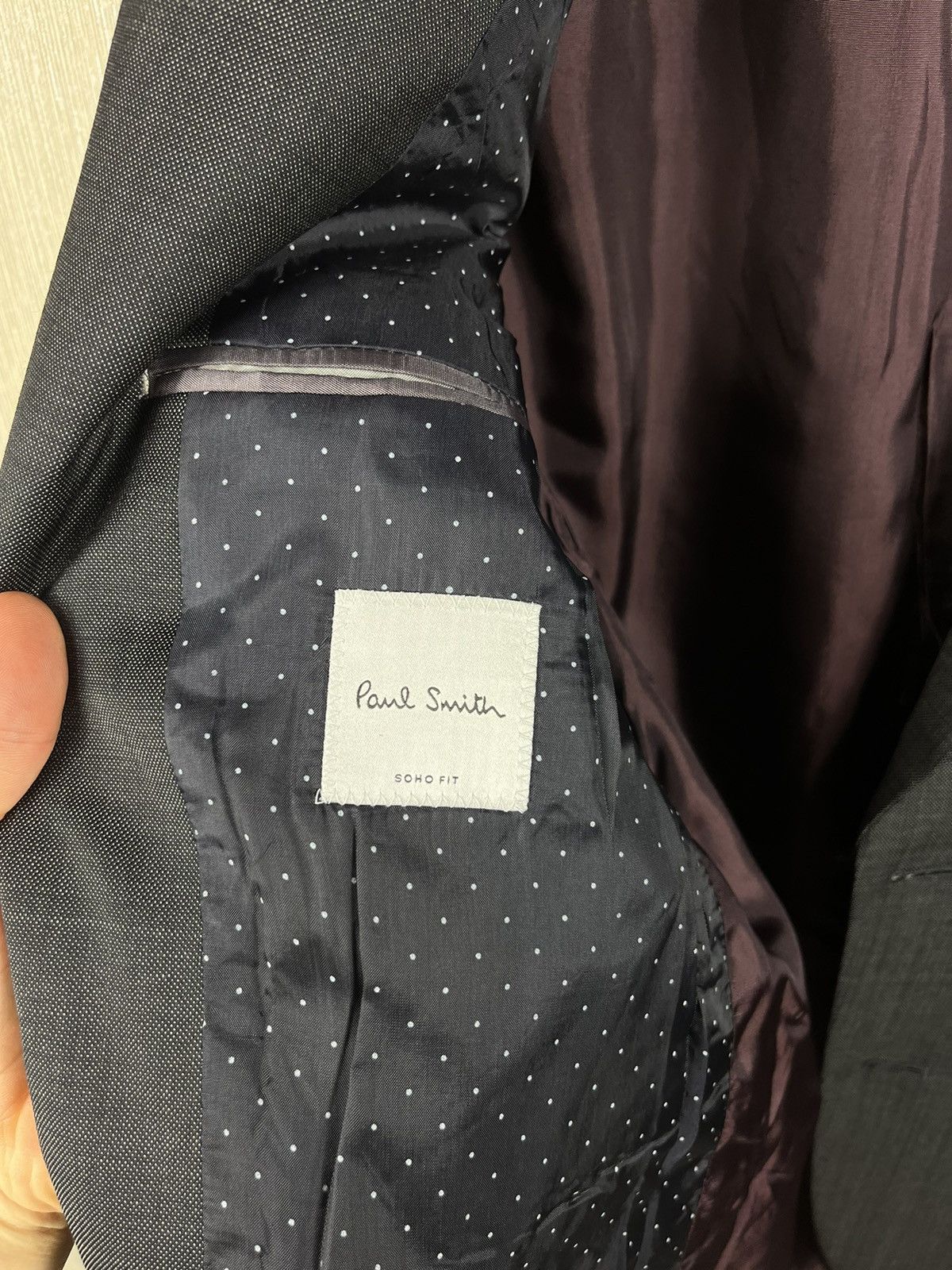 Designer × Paul Smith Paul Smith Soho Fit blazer wool jacket casual designer Size 40R - 17 Thumbnail