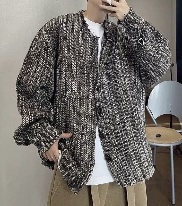 Japanese Brand × Vintage Retro fashion y2k oversized distressed frayed raw jacket Size US M / EU 48-50 / 2 - 4 Thumbnail