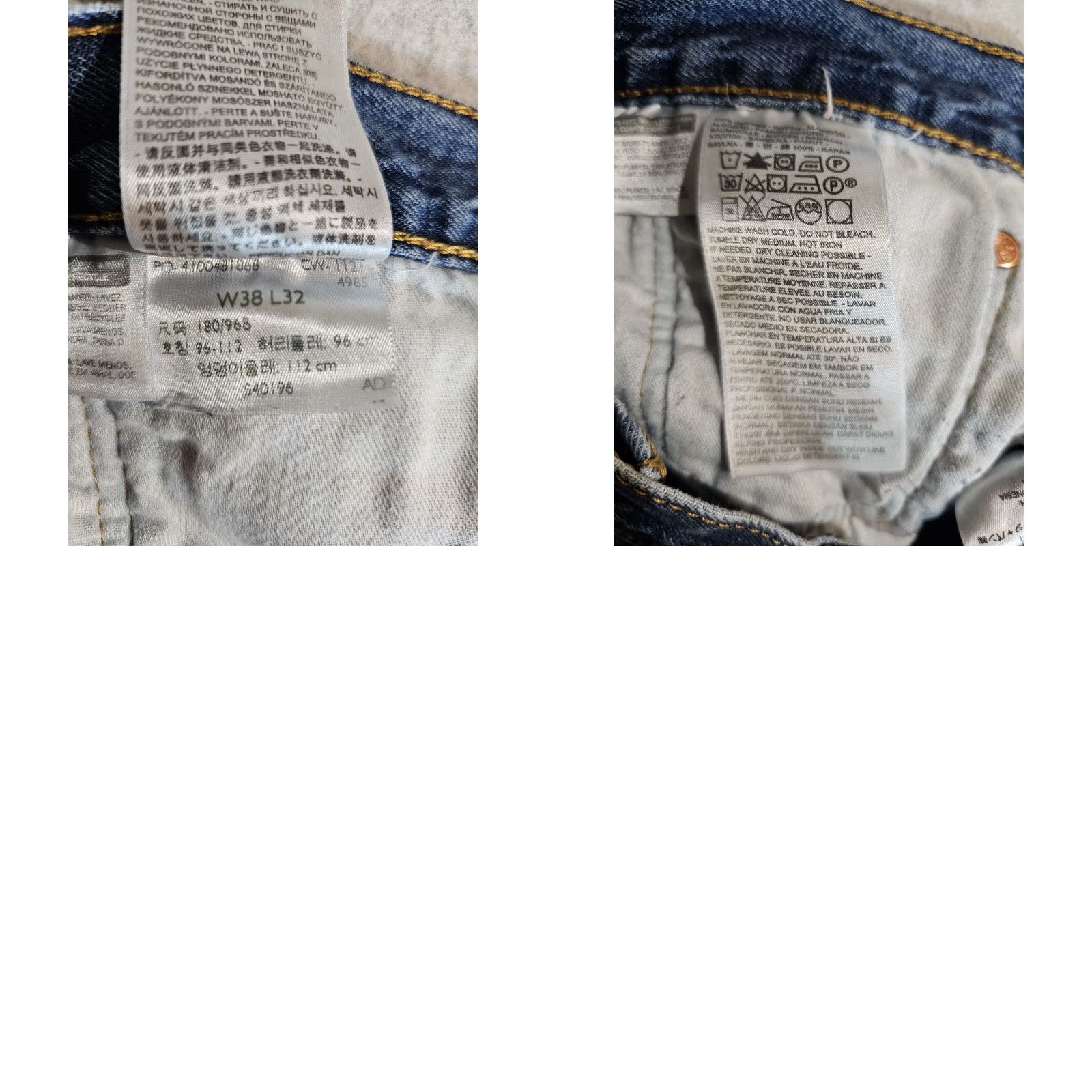 Levi's VINTAGE Levi's 501 XX Jeans Regular Men Medium Blue Denim Cotton 38x32 5-Pocket Distressed Y2K USA Model 501 Size US 38 / EU 54 - 9 Thumbnail