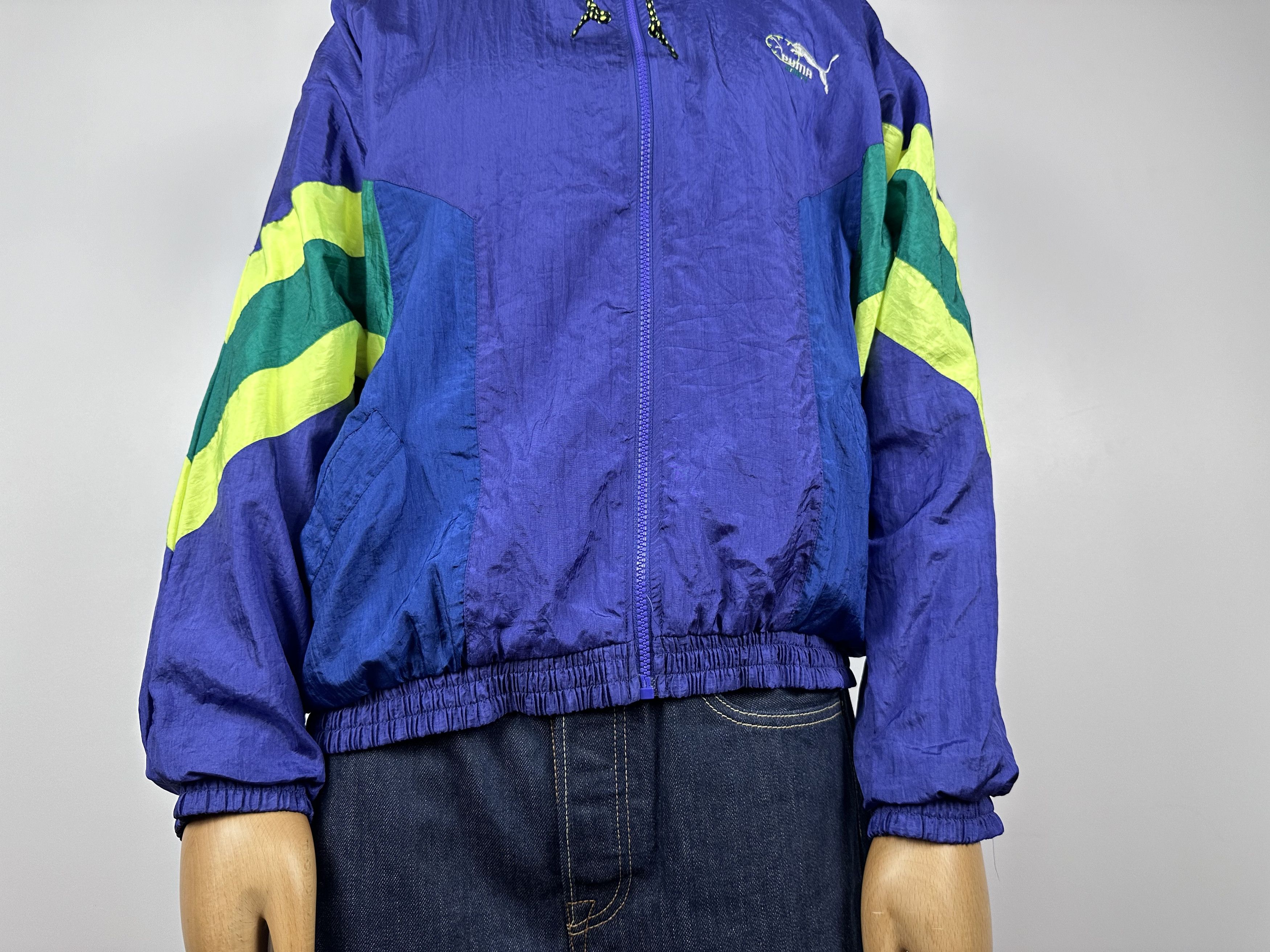 Puma × Vintage Puma Performance Vintage 90s Nylon Track Top Jacket Size US M / EU 48-50 / 2 - 5 Thumbnail