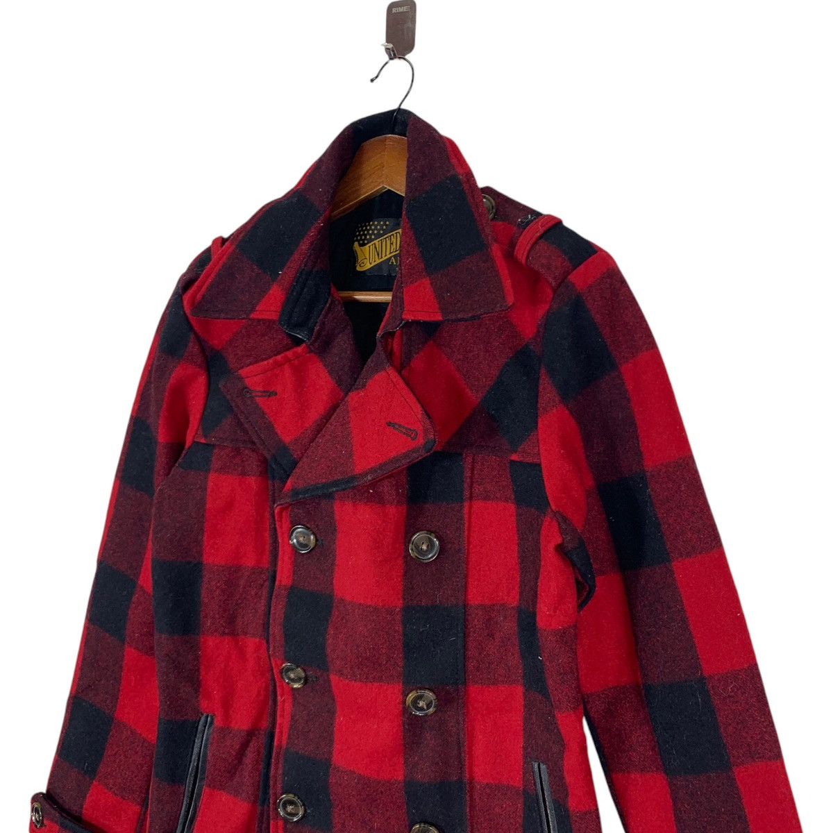 If Six Was Nine × Le Grande Bleu (L.G.B.) × Vintage VINTAGE UNITED SPORTS OF AMERICA PLAID TARTAN DOUBLE COLLAR Size US M / EU 48-50 / 2 - 3 Thumbnail