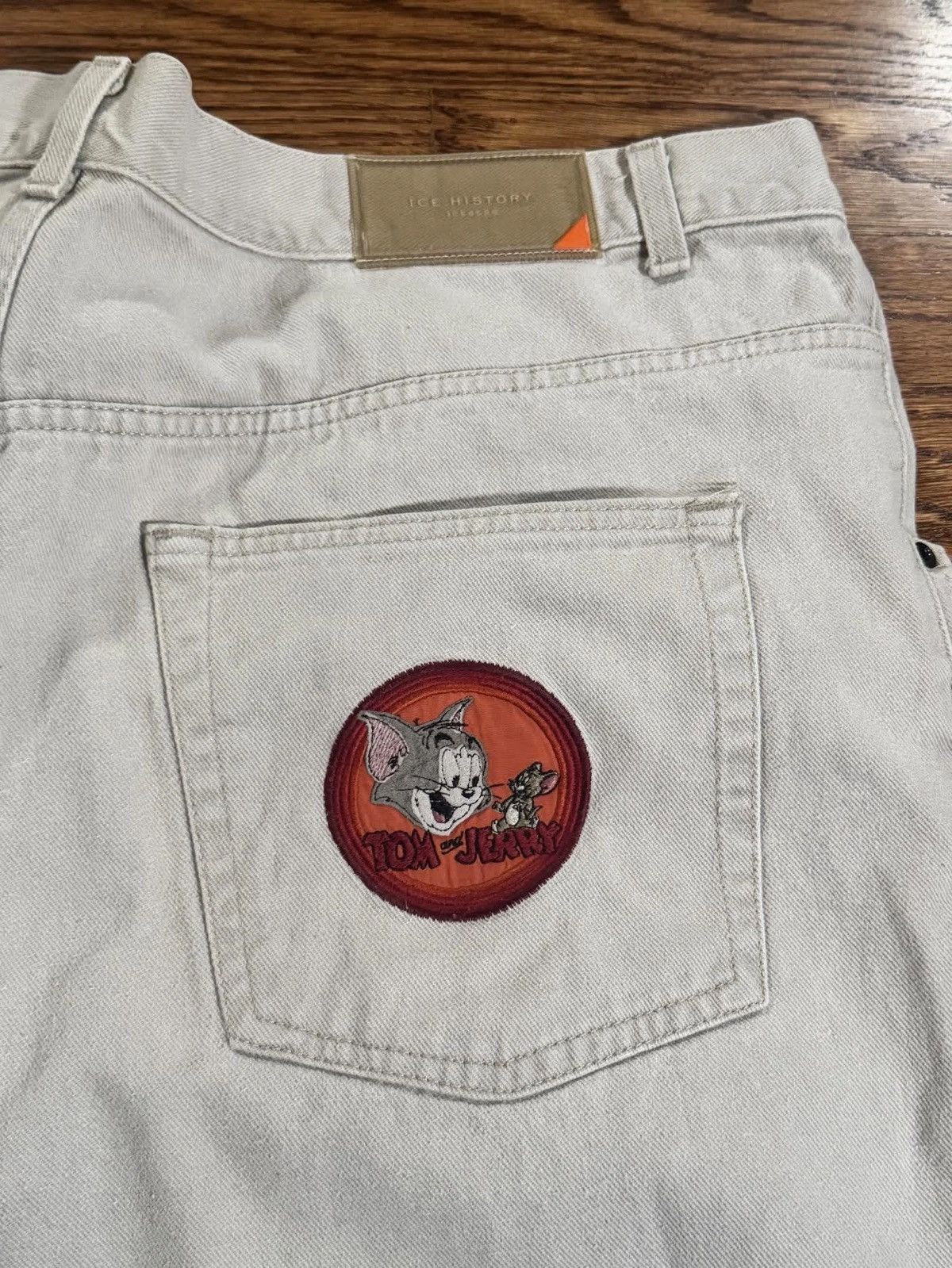 Iceberg Vintage Iceberg History Tom & Jerry White Jeans (Size 42) Size US 42 / EU 58 - 5 Thumbnail