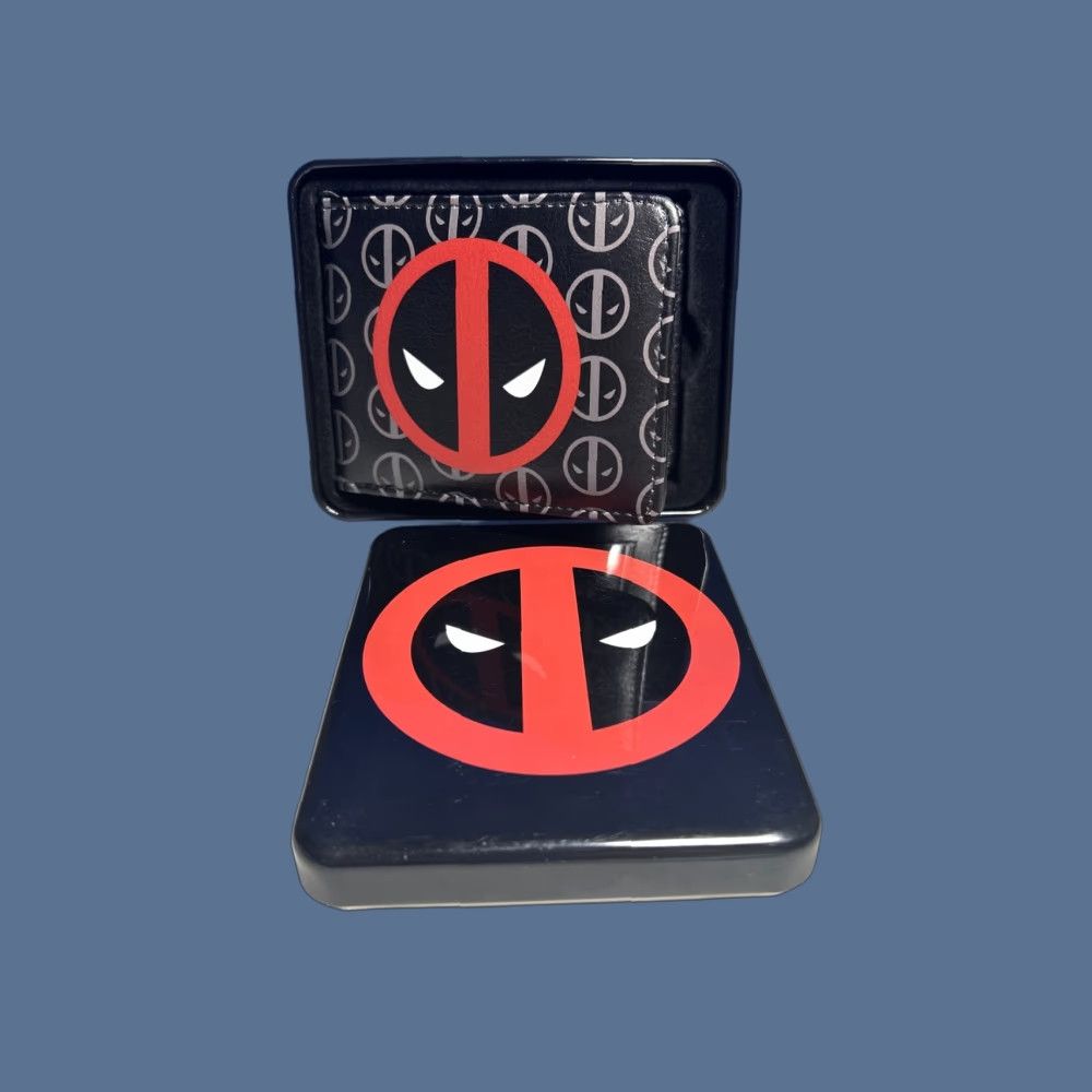 Vintage Buckle-Down Deadpool Wallet Bi-fold Men's Tin Box Marvel Size ONE SIZE - 1 Thumbnail