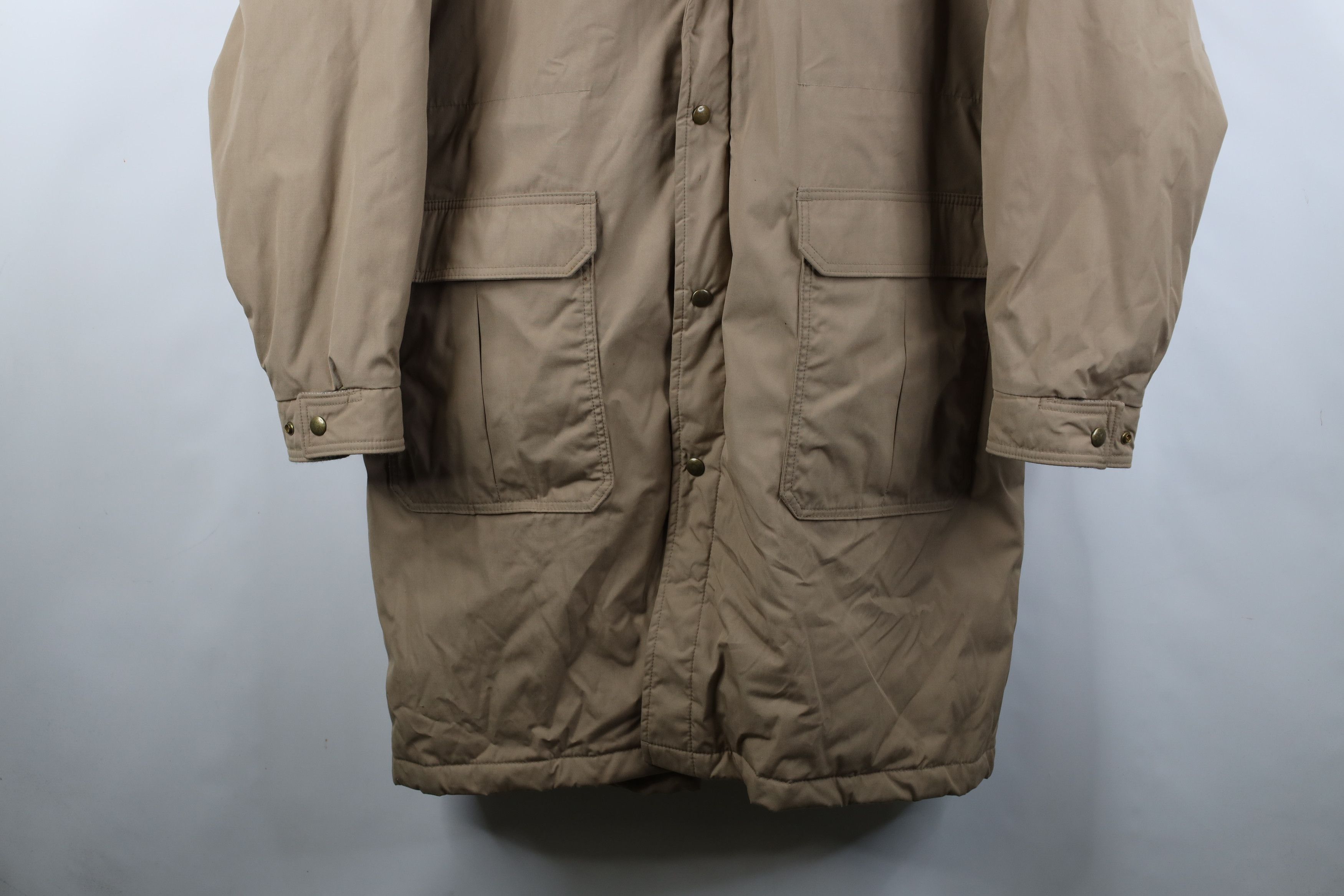 Woolrich Woolen Mills Vintage 90s Woolrich Wool Lined Trench Coat Parka Jacket USA Size US XL / EU 56 / 4 - 3 Thumbnail