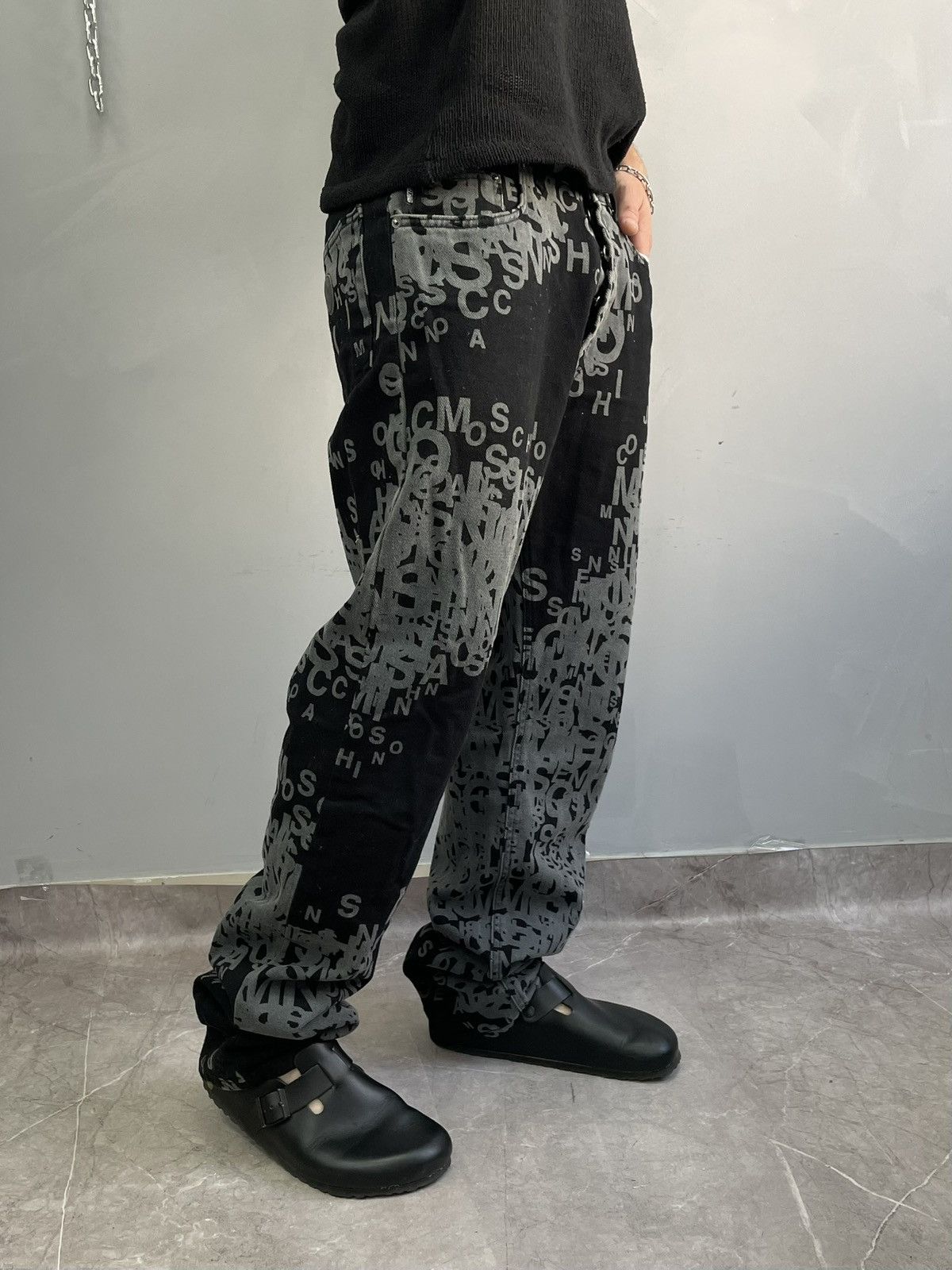 Moschino Rare monogram Moschino Jeans y2k monogram baggy pants jeans Size US 32 / EU 48 - 3 Thumbnail