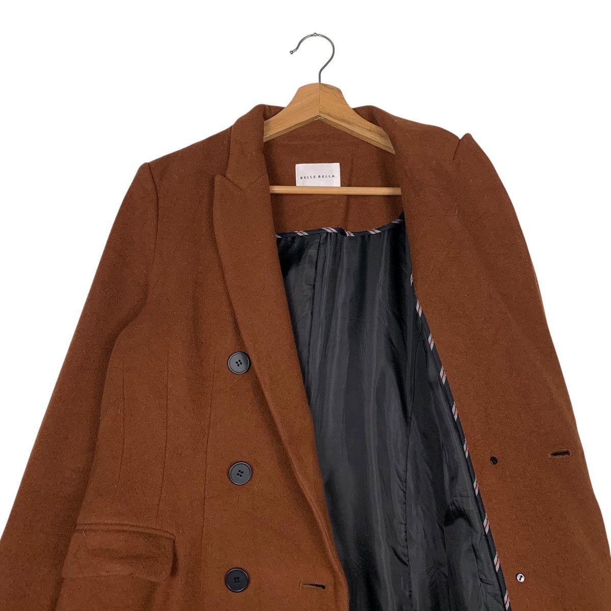 Japanese Brand Japanese Brand Belle Bella Double Breasted Overcoat Size S / US 4 / IT 40 - 11 Thumbnail