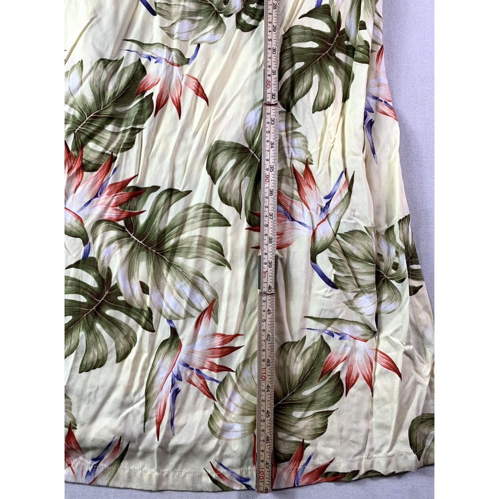 Paradise Found VINTAGE Paradise Found Hawaiian Long Dress Women M Yellow Floral Tropical NWT Size M / US 6-8 / IT 42-44 - 4 Thumbnail