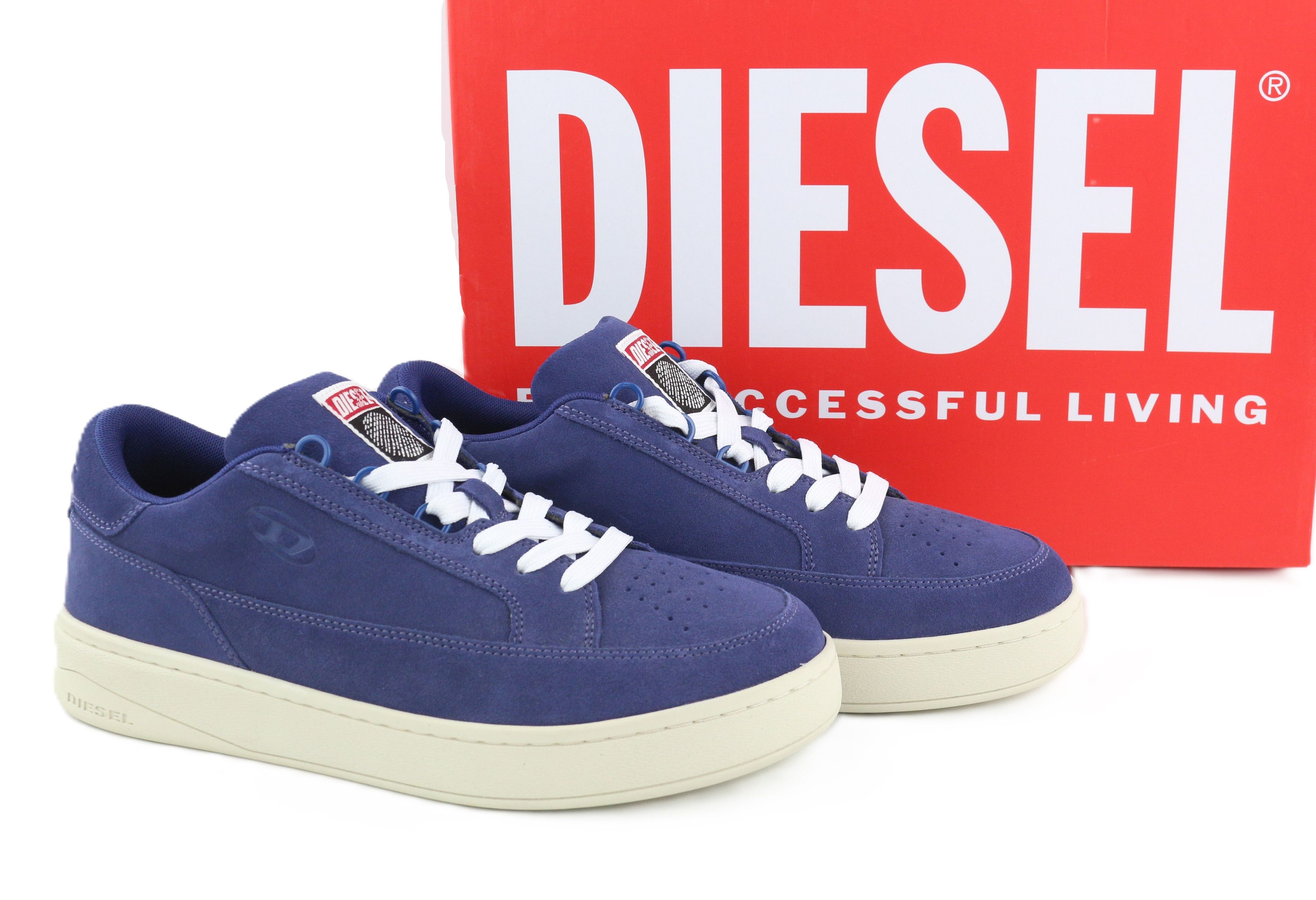 Diesel S-SINNA LOW EU42 Blue Cow Leather 40567 Size US 9 / EU 42 - 1 Thumbnail