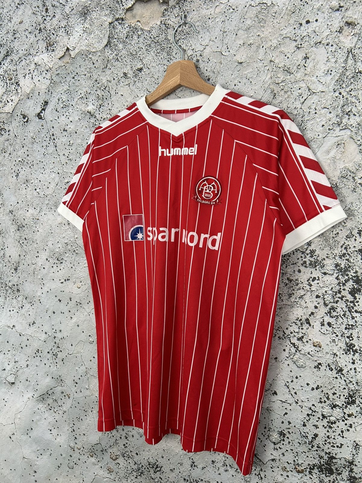 Hummel Vintage Hummel Aalborg BK Soccer Jersey Football Sport Size US S / EU 44-46 / 1 - 2 Thumbnail