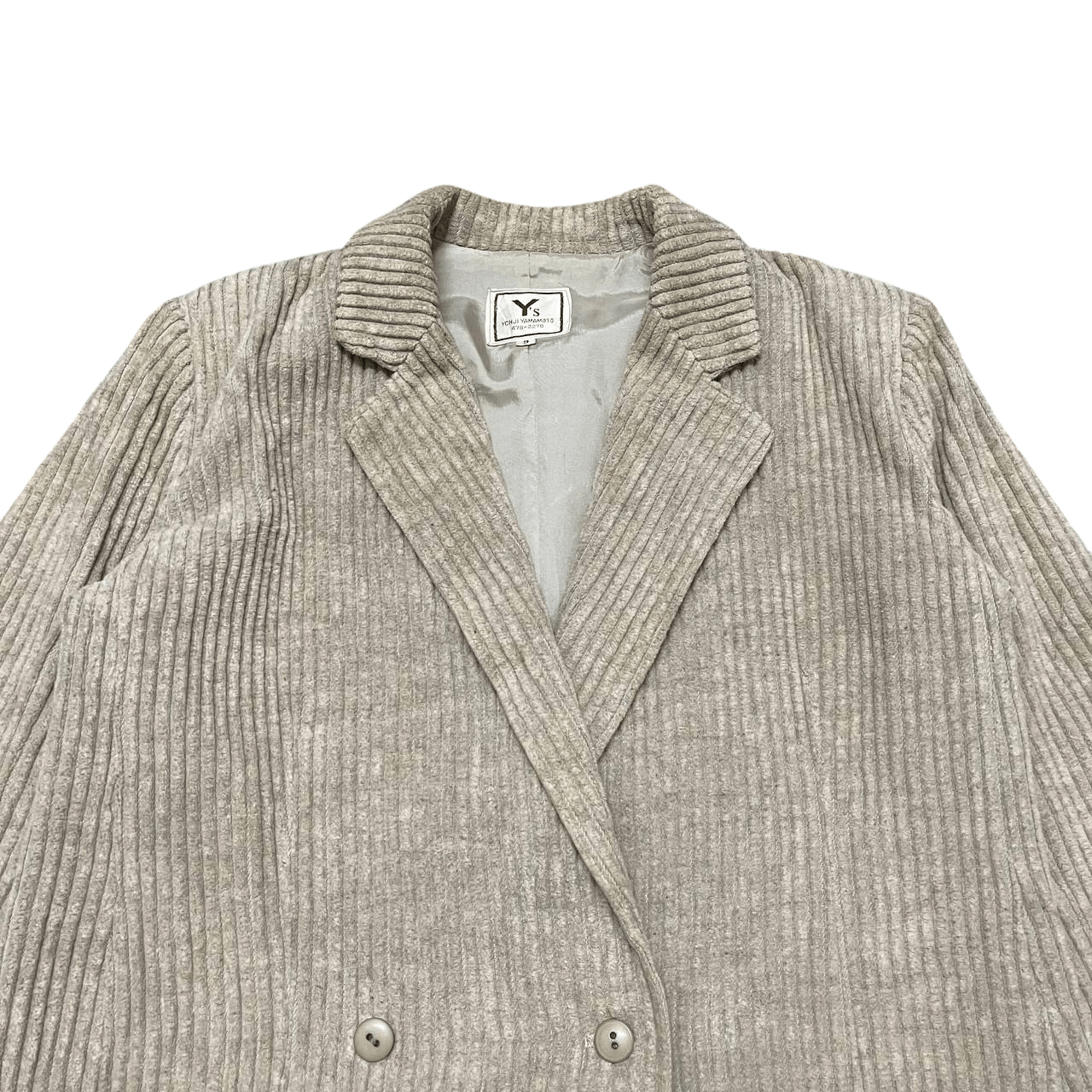 Yohji Yamamoto Vintage 70's Y's Yohji Yamamoto Corduroy Coat Size US S / EU 44-46 / 1 - 2 Thumbnail