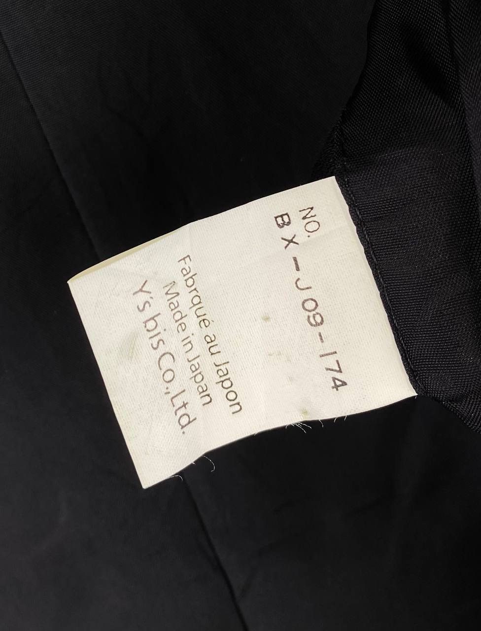 Yohji Yamamoto Vintage Yohji Yamamoto Y’S Bis Wool Coat Jacket Size M / US 6-8 / IT 42-44 - 10 Thumbnail