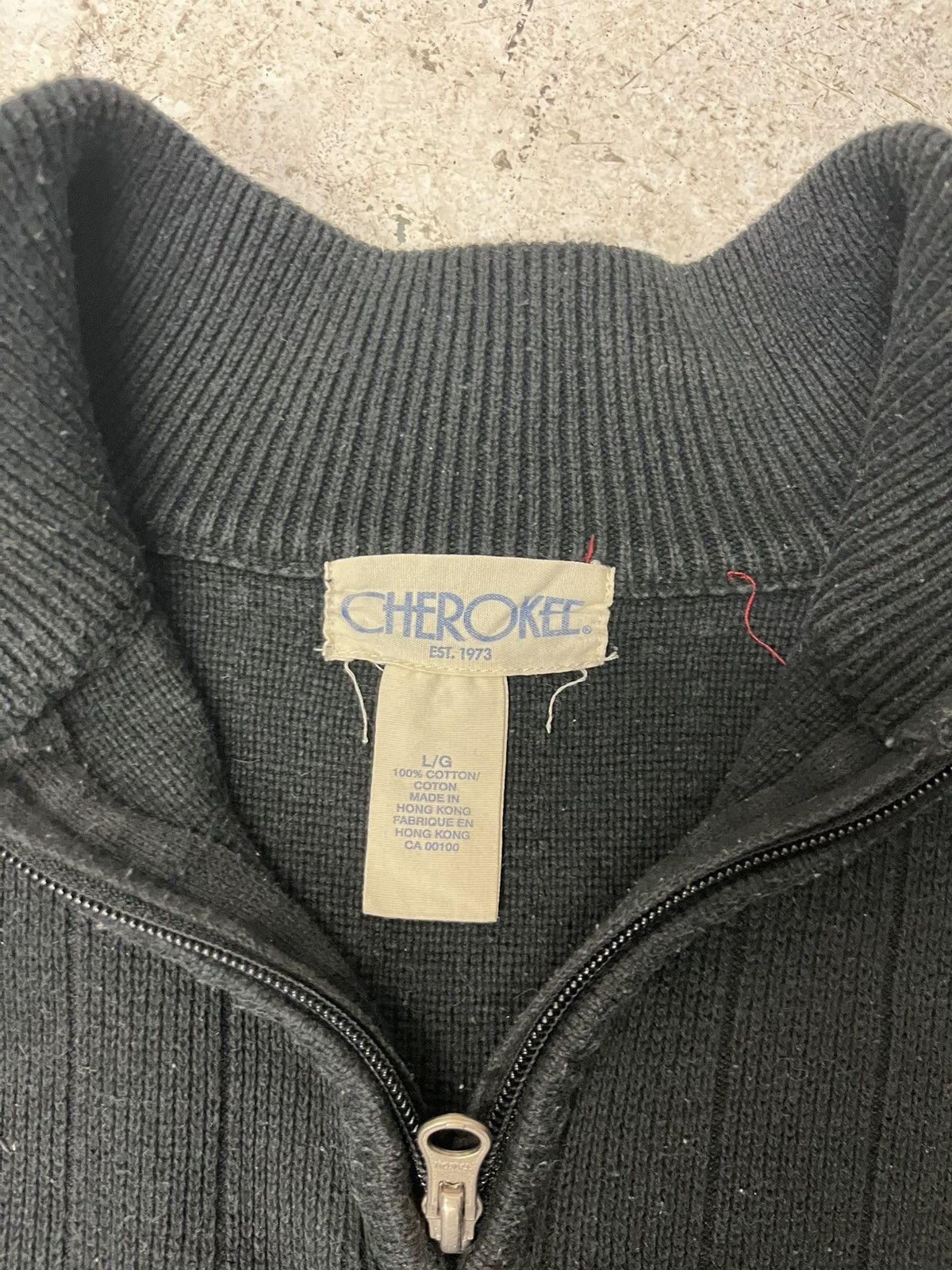 Cherokee Vintage cherokee boxy quarter zip sweater Size US L / EU 52-54 / 3 - 3 Thumbnail