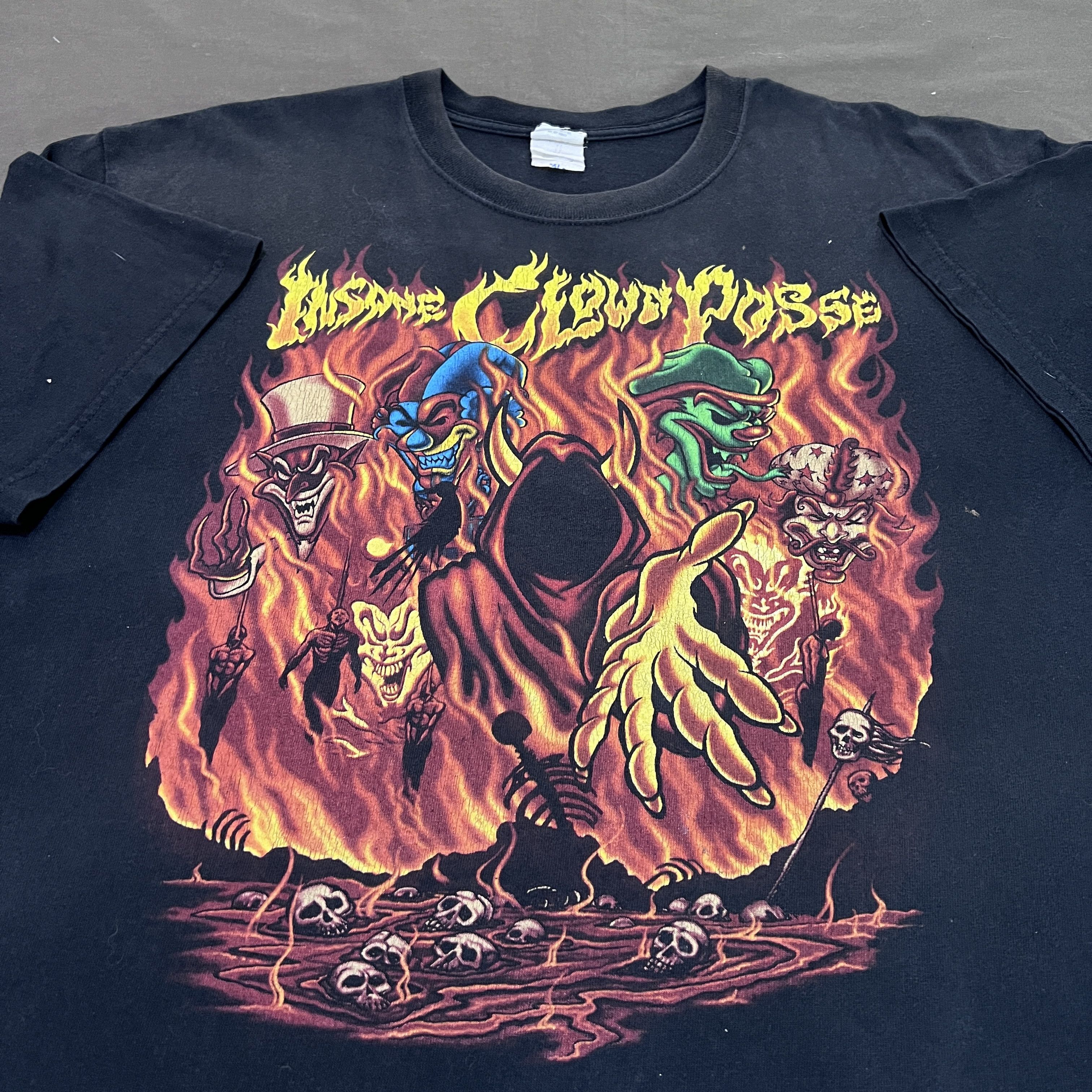 Band Tees Vintage Y2K Insane Clown Posse ICP Tee XL Faded Size US XL / EU 56 / 4 - 5 Thumbnail