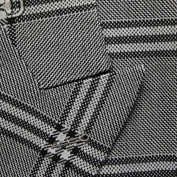 Gucci o1mt1gz0525 Horsebit Check Wool Jacket in Gray/Black Size US S / EU 44-46 / 1 - 4 Thumbnail