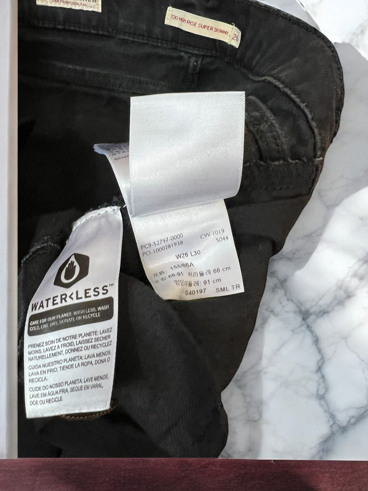Levi's Levi’s 720 High Rise Super Skinny Jeans Size W26 L30 Size 26" / US 2 / IT 38 - 8 Thumbnail