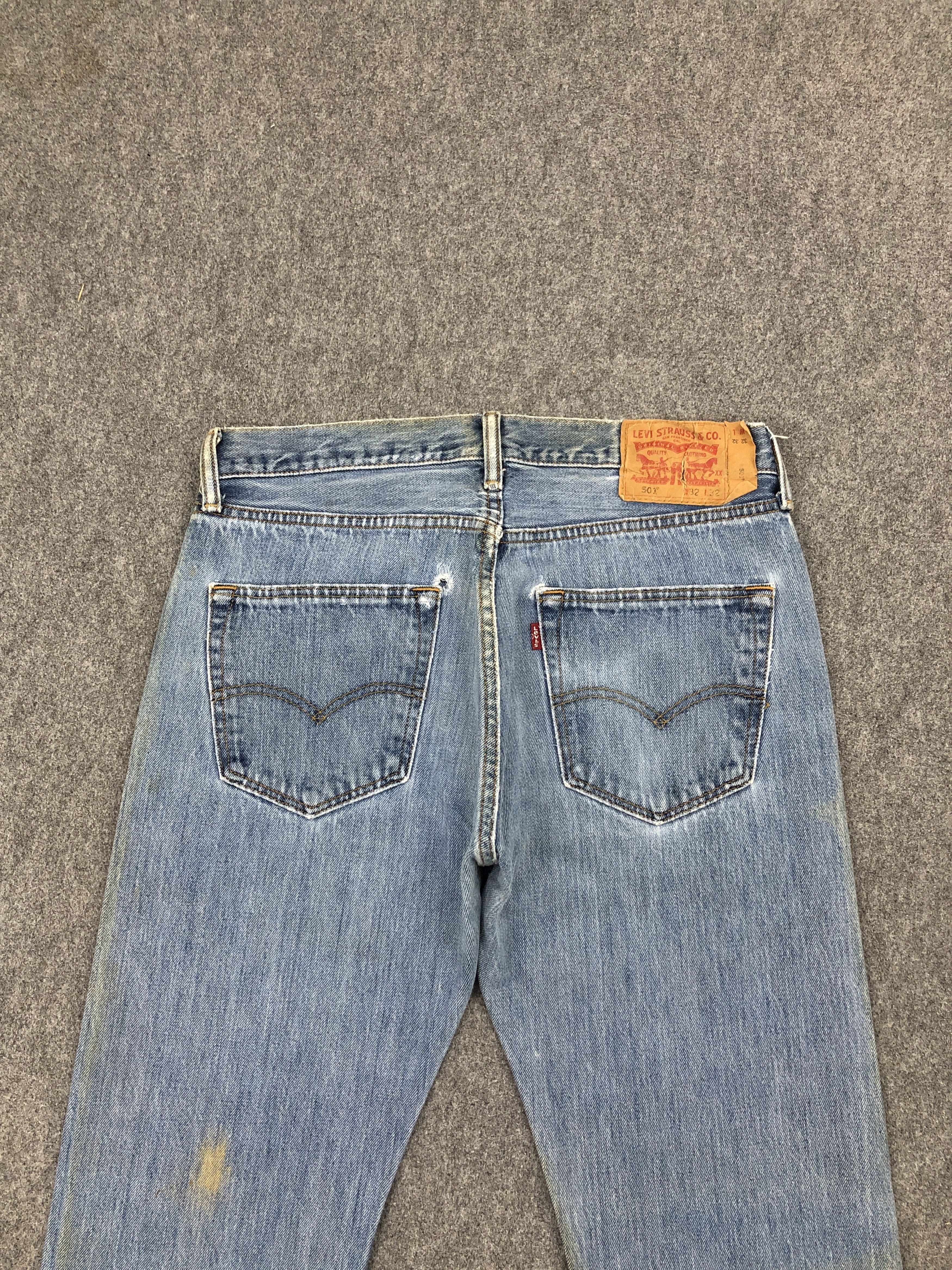 Levi's × Vintage Vintage Levi's 501 Light Blue Denim Jeans Size US 31 - 4 Thumbnail