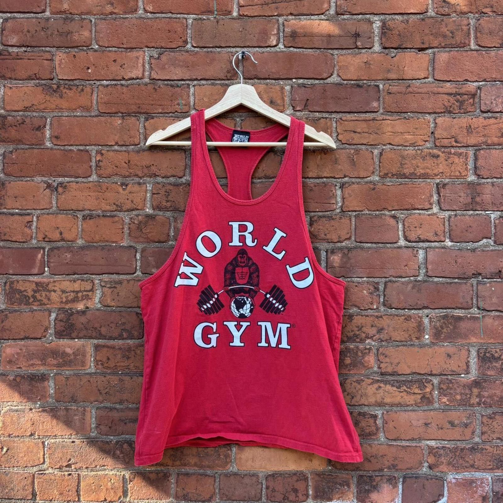 Designer vintage worlds gym tank top 00s L Size US L / EU 52-54 / 3 - 1 Thumbnail