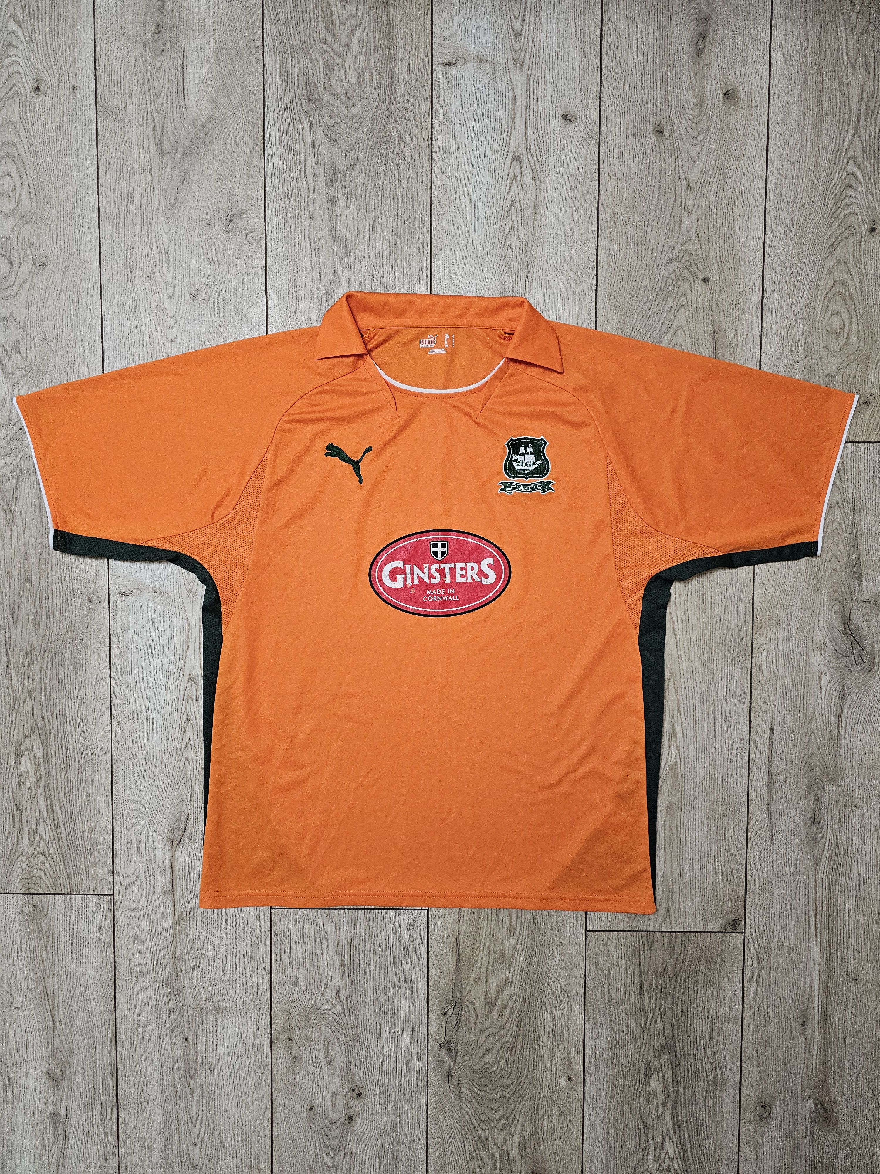 Puma × Vintage PLYMOUTH ARGYLE 2008 2009 AWAY FOOTBALL SHIRT SOCCER JERSEY Size US L / EU 52-54 / 3 - 1 Thumbnail