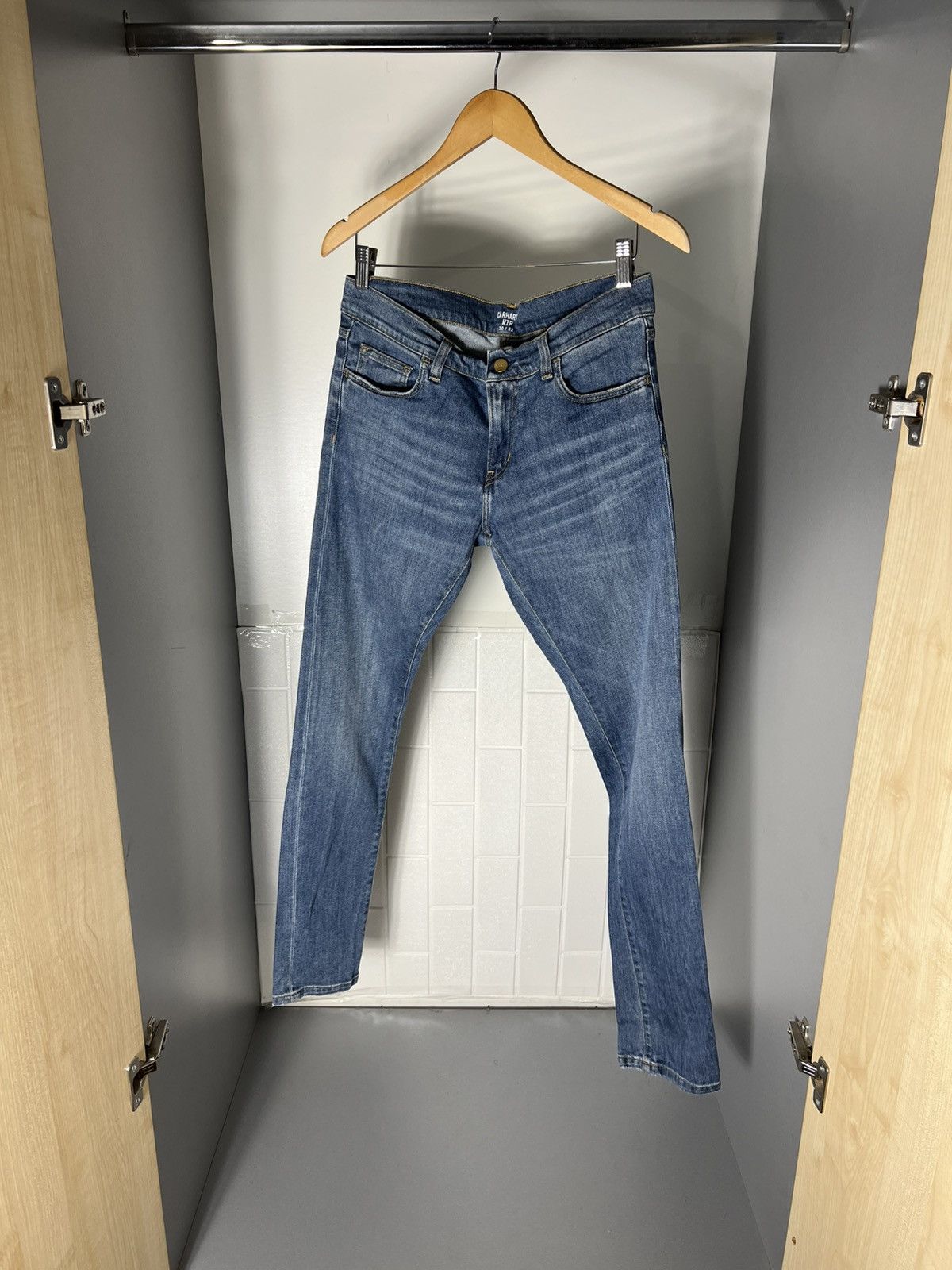 Carhartt VINTAGE CARHARTT WIP REBEL SKINNY DENIM JEANS CASUAL Y2K 90s Size US 30 / EU 46 - 2 Thumbnail
