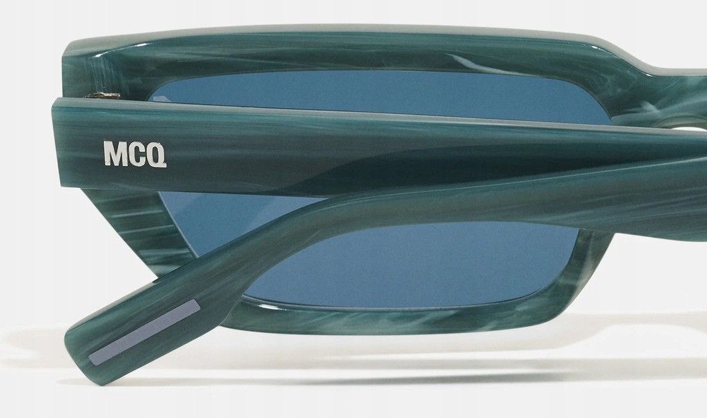Alexander McQueen !DS! Alexander Mcqueen MQ0302S Marble Turqoise Sunglasses Size ONE SIZE - 18 Thumbnail