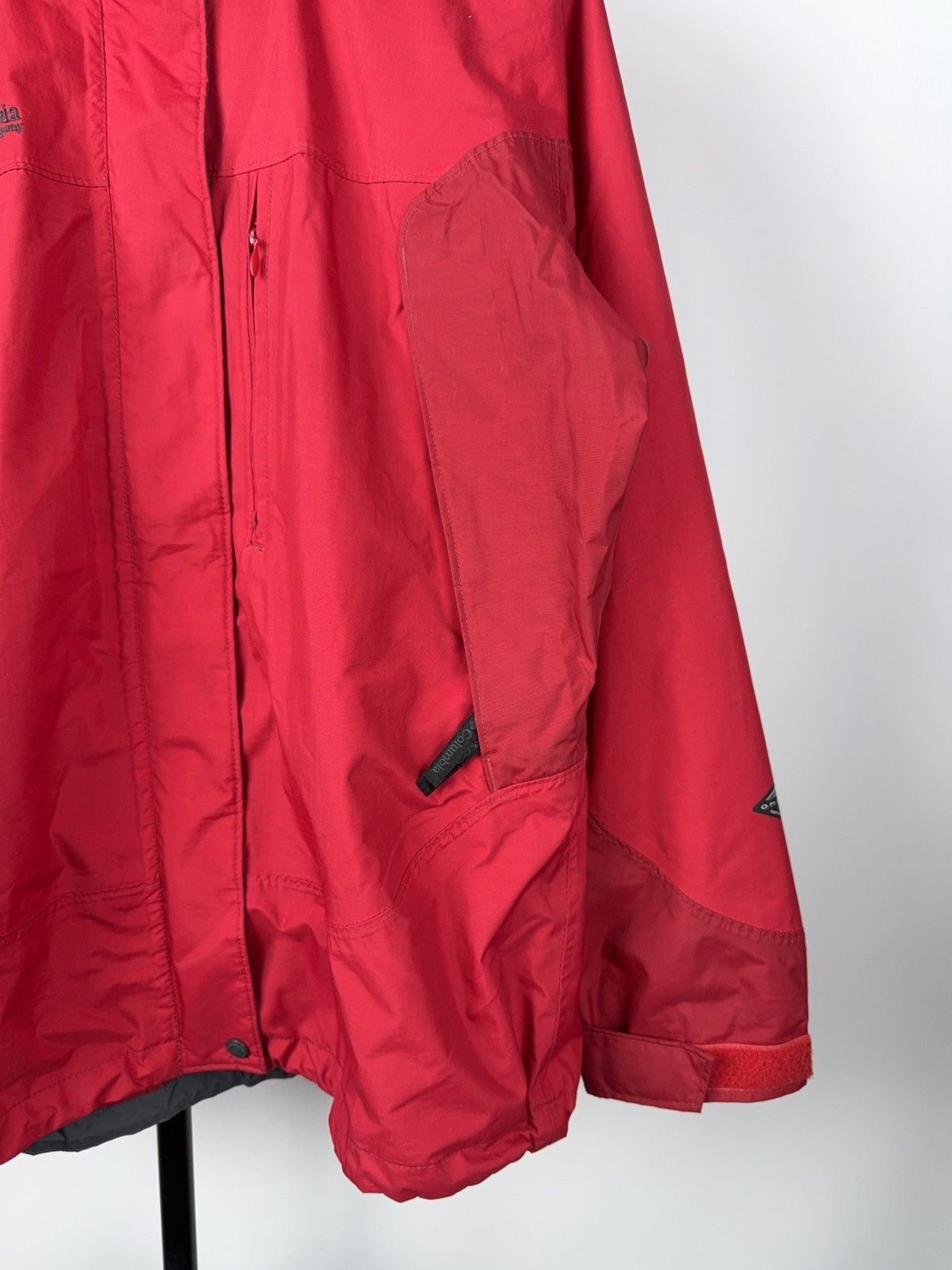Columbia Columbia Outdoor Red Omni-Tech Waterproof Hooded Jacket L Size L / US 10 / IT 46 - 3 Thumbnail