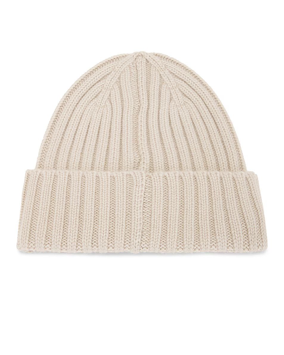 Amiri o1s1wg110925 Size: OS / Script Beanie Cap / Hat in Ivory Size ONE SIZE - 2 Thumbnail