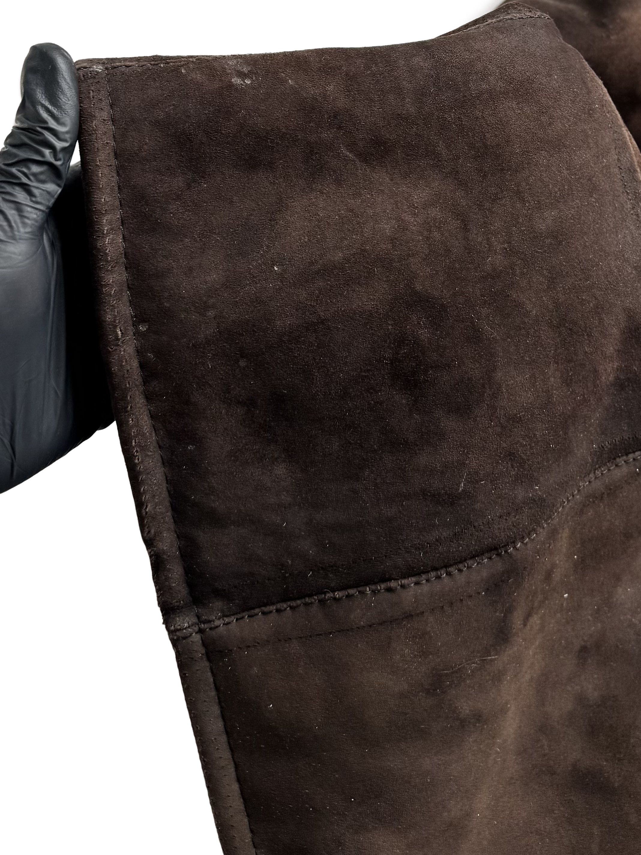 Vintage Vintage Heavy 80's Real Sheepskin Thrashed Coat Size XL / US 12-14 / IT 48-50 - 7 Thumbnail