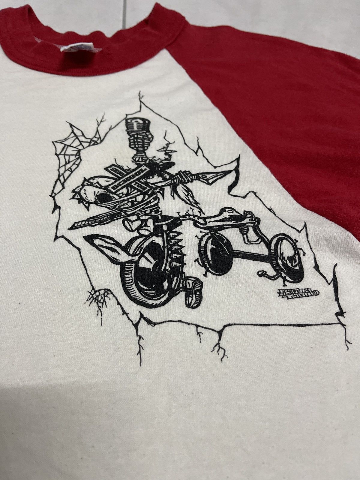 Band Tees × Vintage VINTAGE 90S (3 QUARTER) SHOOTING SCHOOL TEE VERY RARE Size US S / EU 44-46 / 1 - 2 Thumbnail