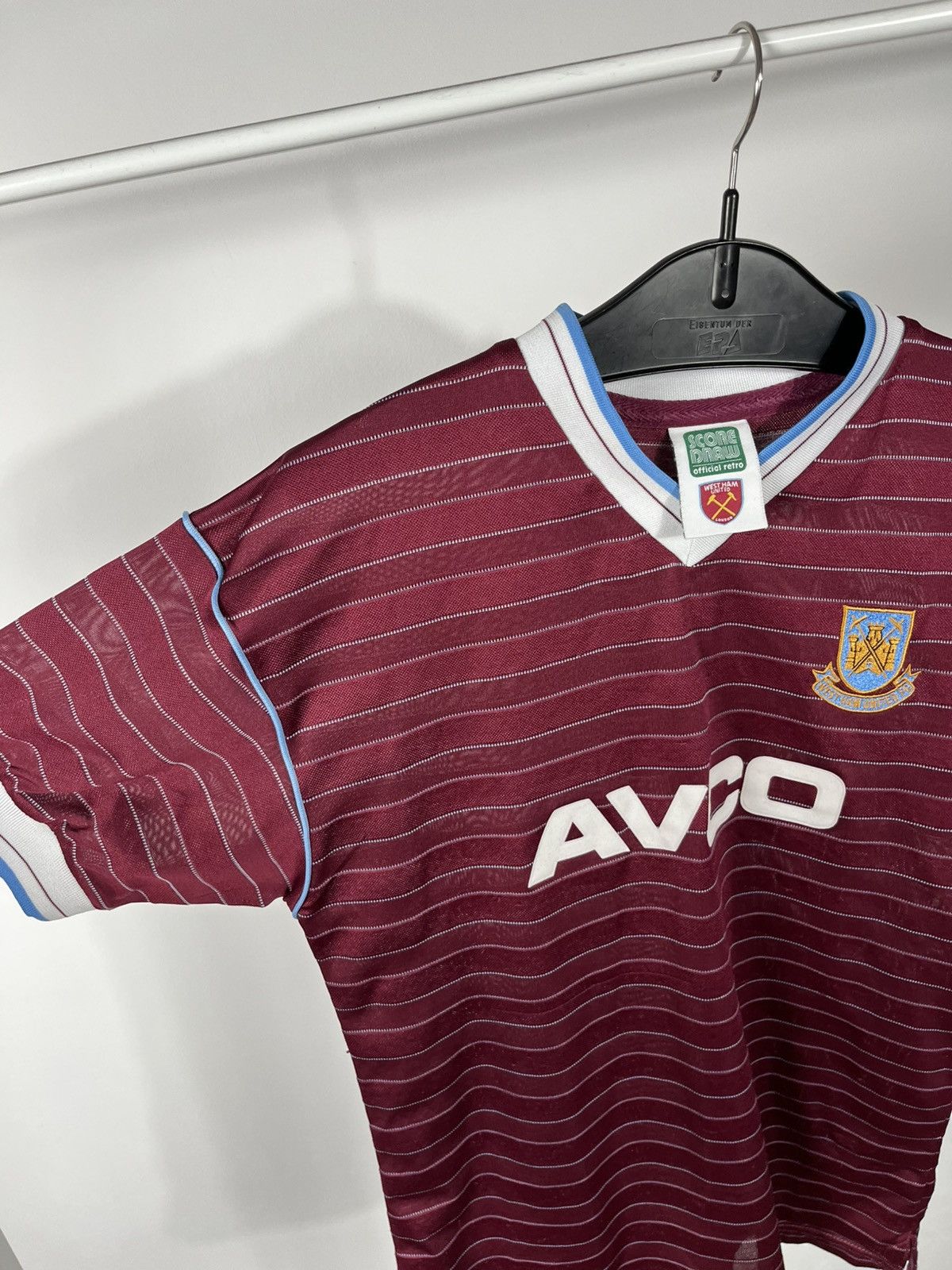 Other Score Draw West Ham United Retro AVCO Home Shirt Size S Size US S / EU 44-46 / 1 - 7 Thumbnail