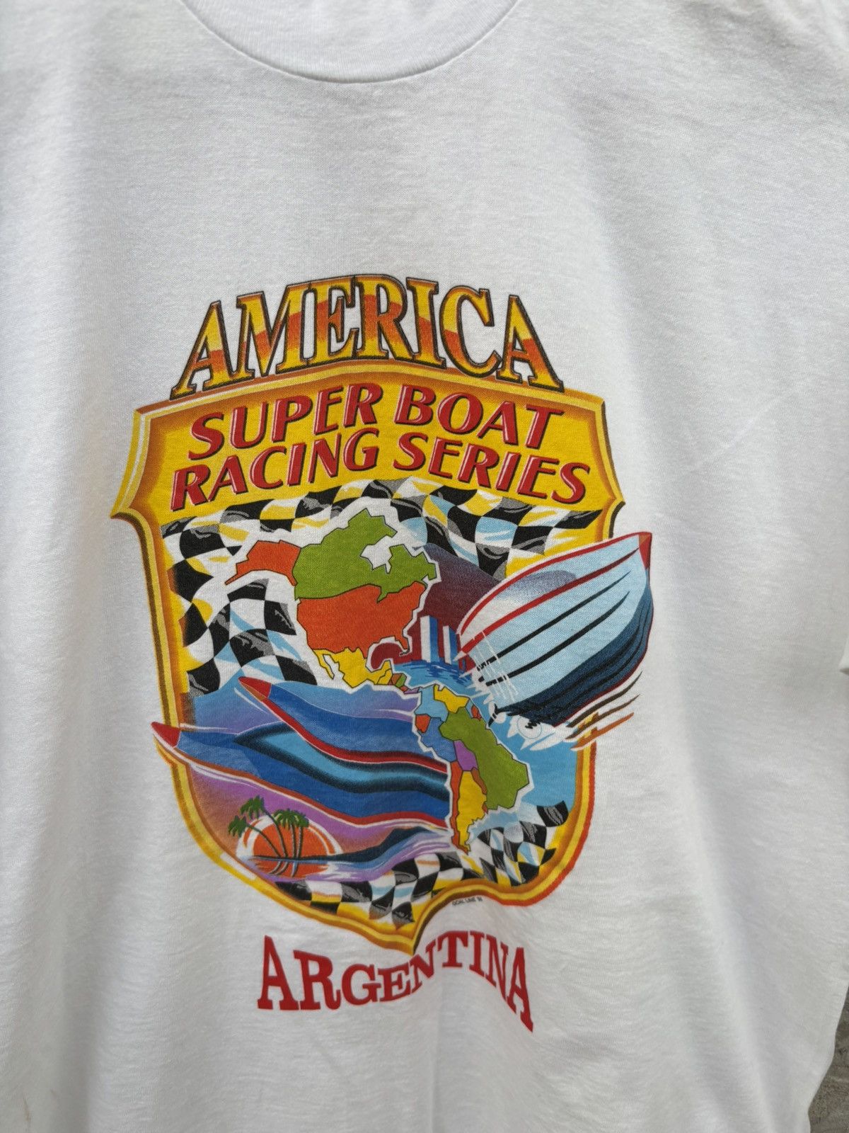 Vintage Vintage 1995 America Super Boat Racing Size US L / EU 52-54 / 3 - 3 Thumbnail