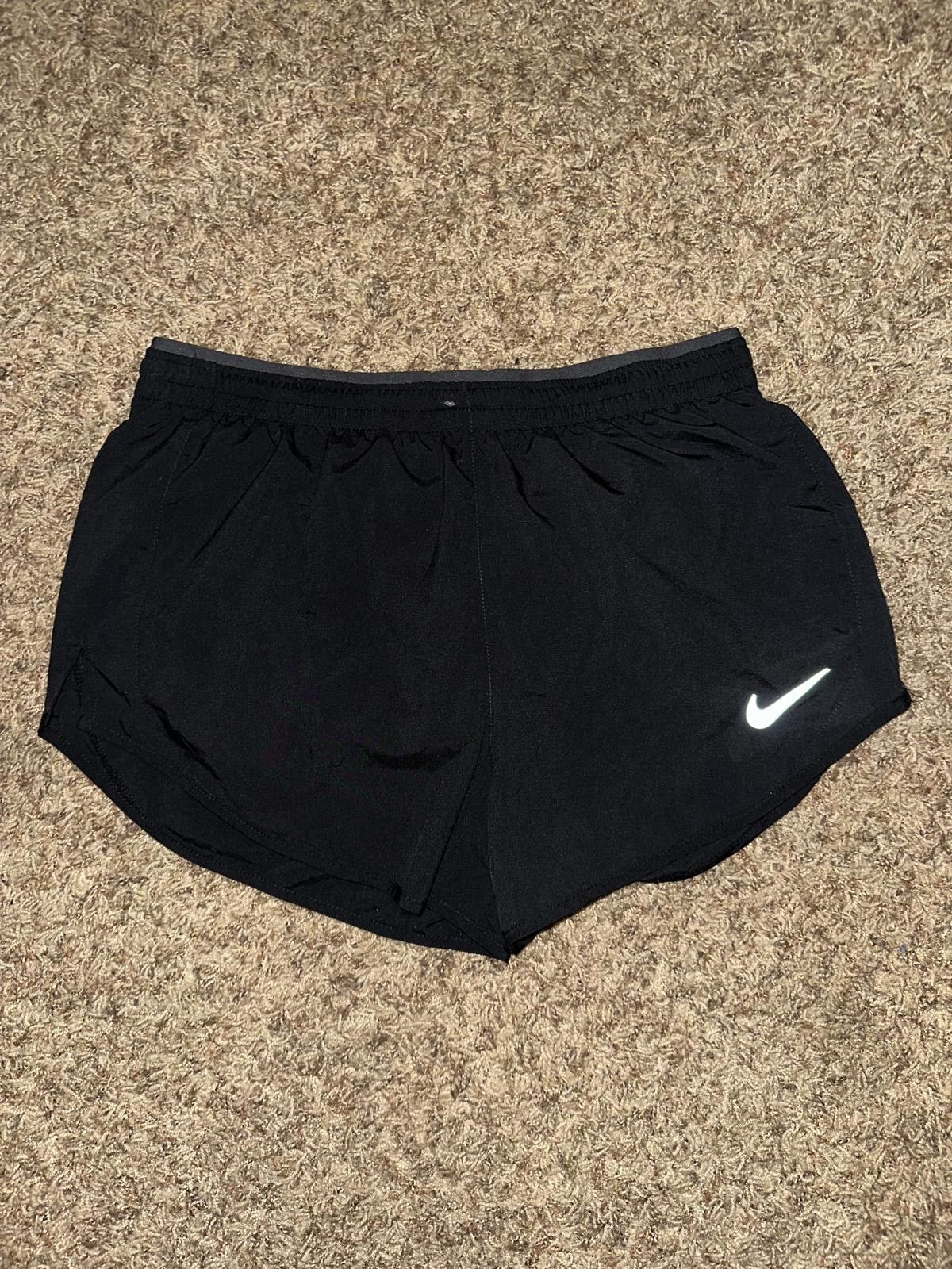Nike Nike Women's Tempo Luxe 3" Black Running Shorts Size US 32 / EU 48 - 1 Thumbnail