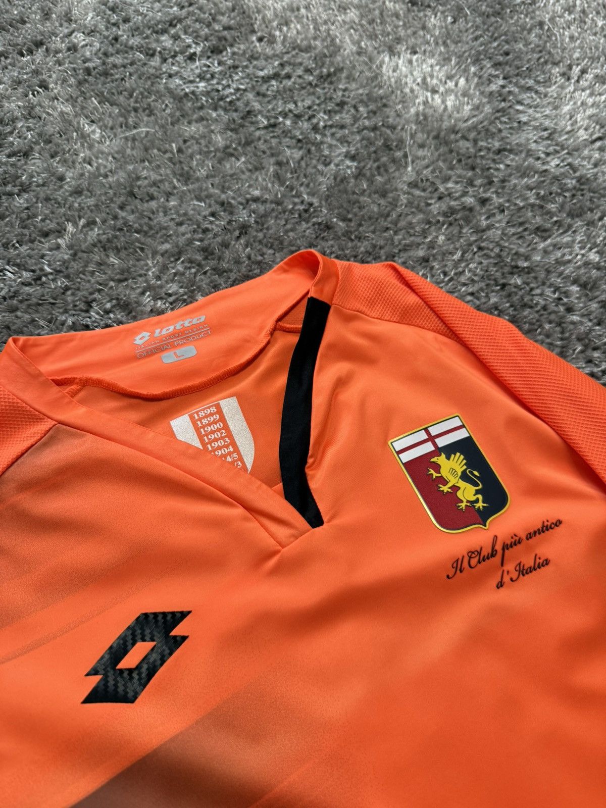 Vintage Genoa longsleeve Jersey Football Soccer Sportswear Italy Size US L / EU 52-54 / 3 - 2 Thumbnail
