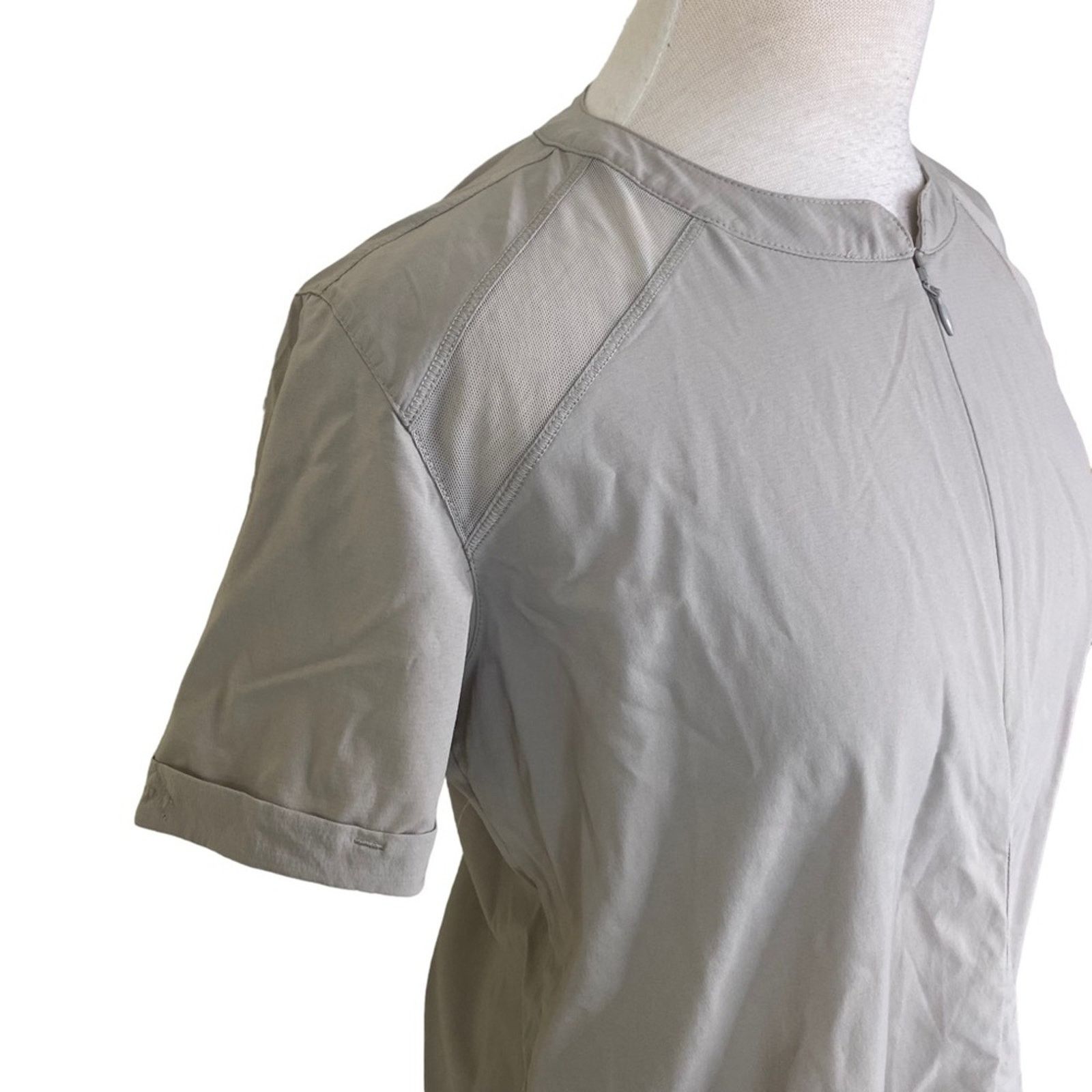 Other INDYGENA Lomo Roll Tab Short Sleeve Top Gray Thunder Size L / US 10 / IT 46 - 9 Thumbnail