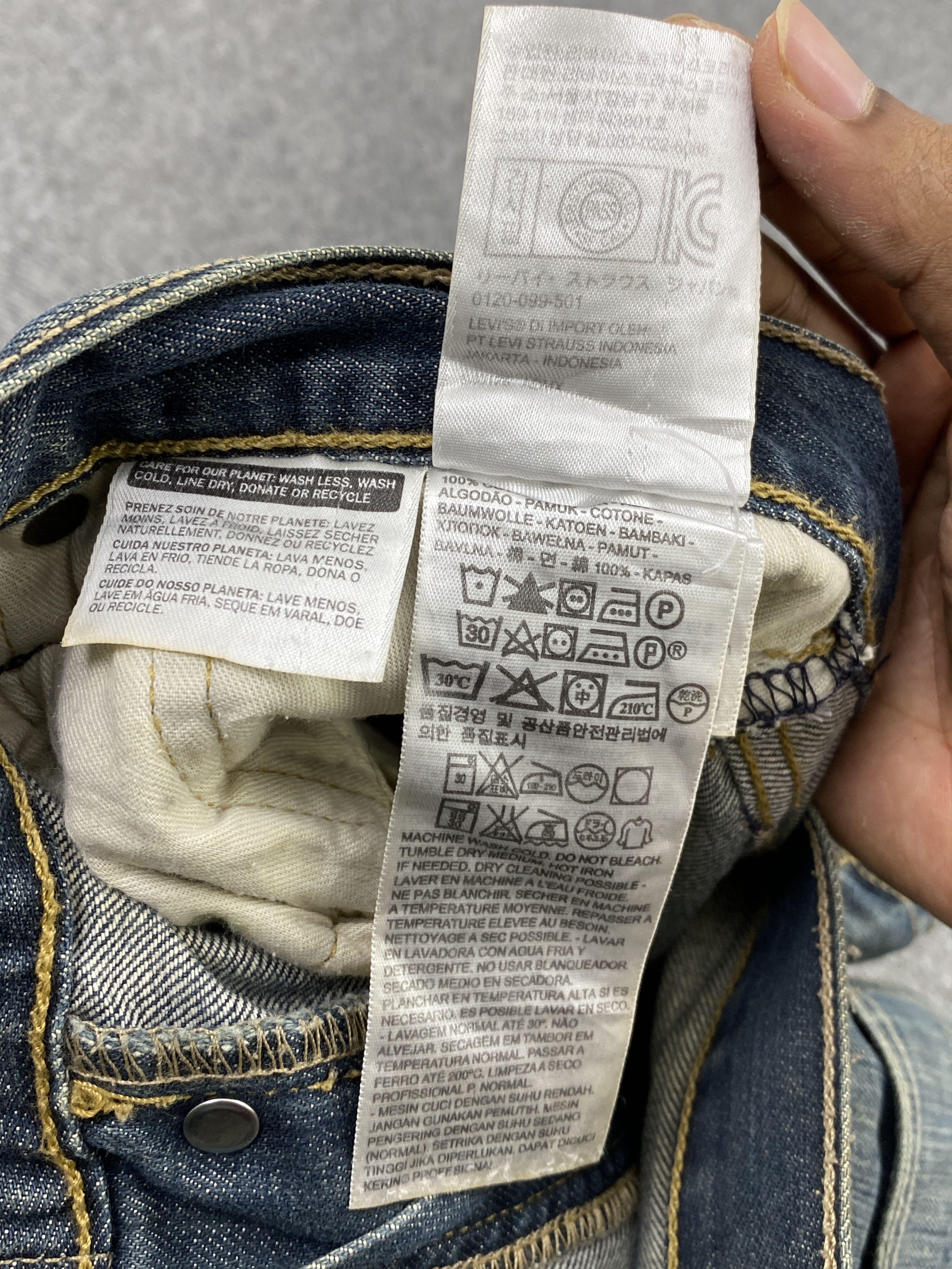Levi's Rusty Vintage Levis 501 Button Fly Jeans DP2344 Size US 32 / EU 48 - 13 Thumbnail