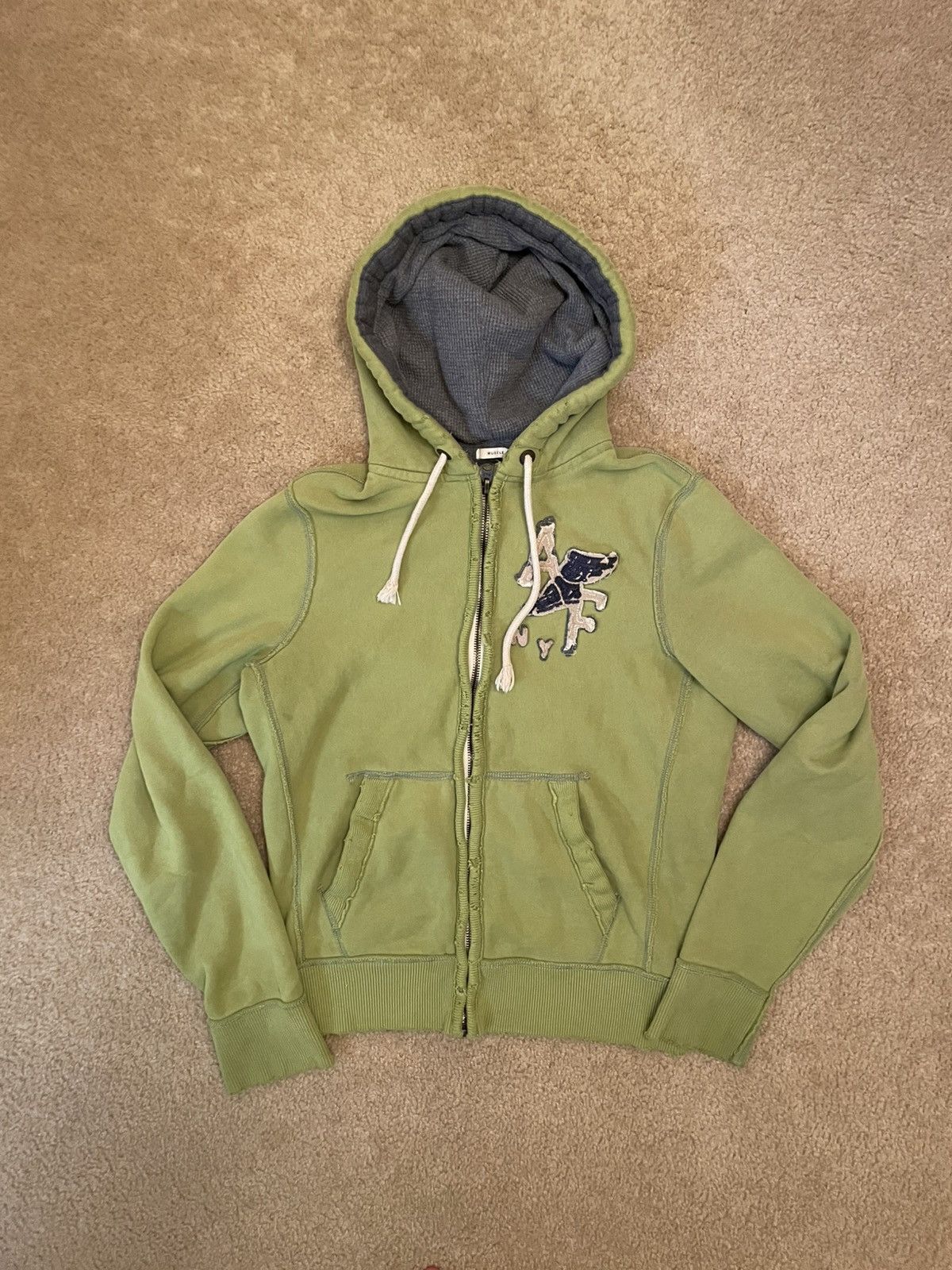 Abercrombie & Fitch Green Abercrombie and Fitch Zip Up Size US L / EU 52-54 / 3 - 1 Thumbnail