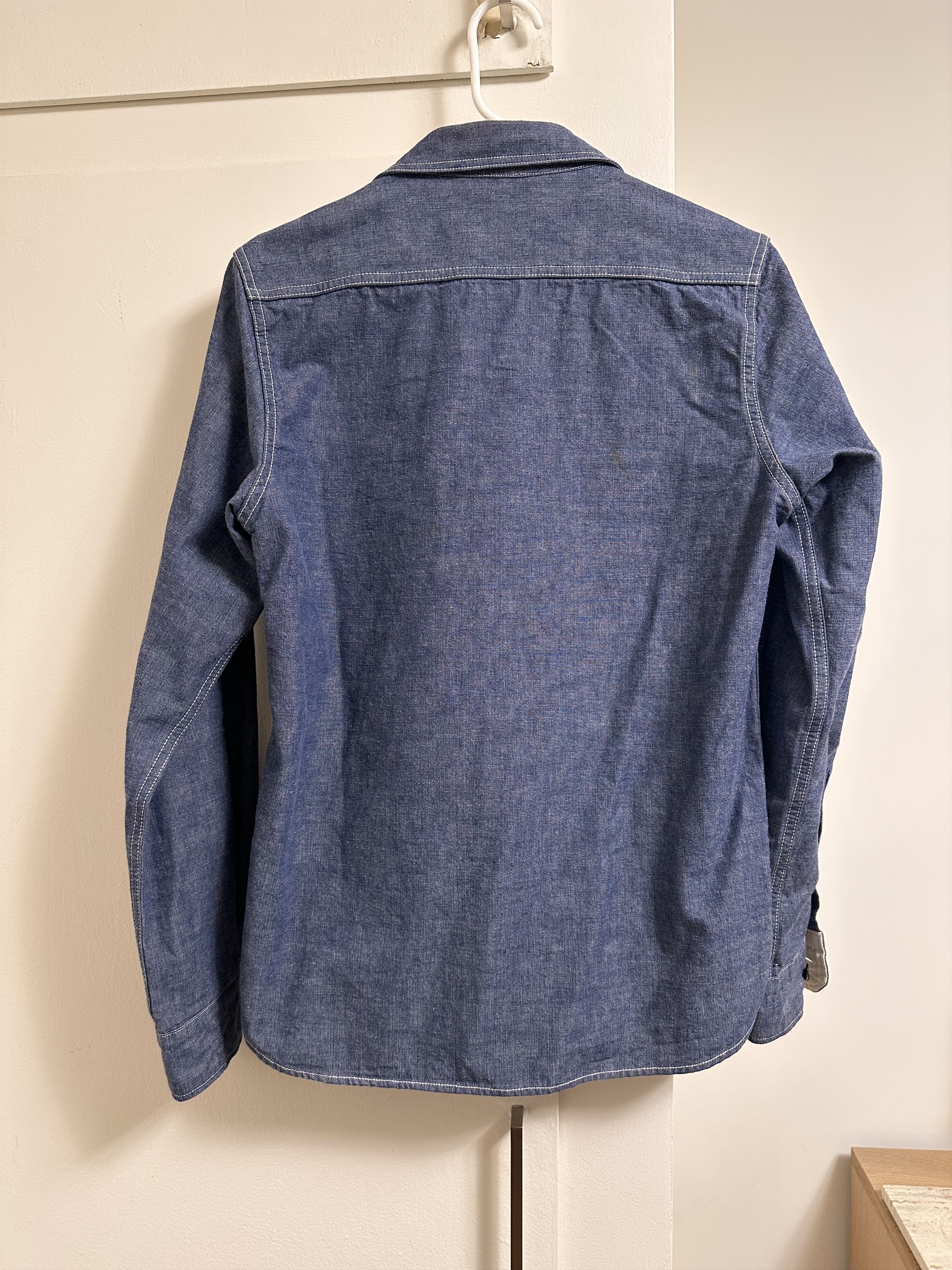 Studio D'Artisan Studio D'Artisan Selvedge Chambray long-sleeved work shirt Size US XS / EU 42 / 0 - 5 Thumbnail