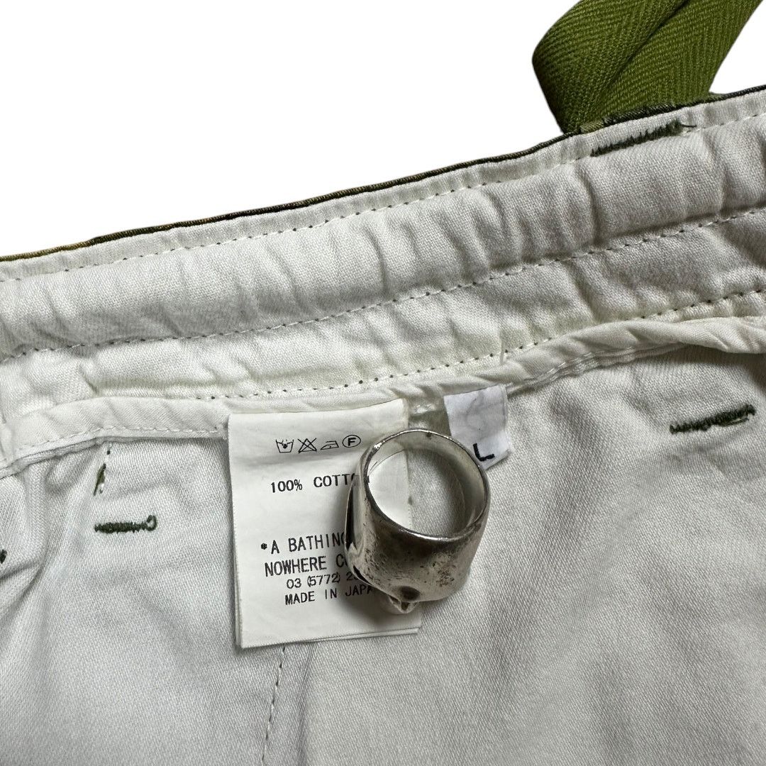 Bape L 34 Waist Bape OG Green Camo Cargo Shorts Size US 34 / EU 50 - 3 Thumbnail